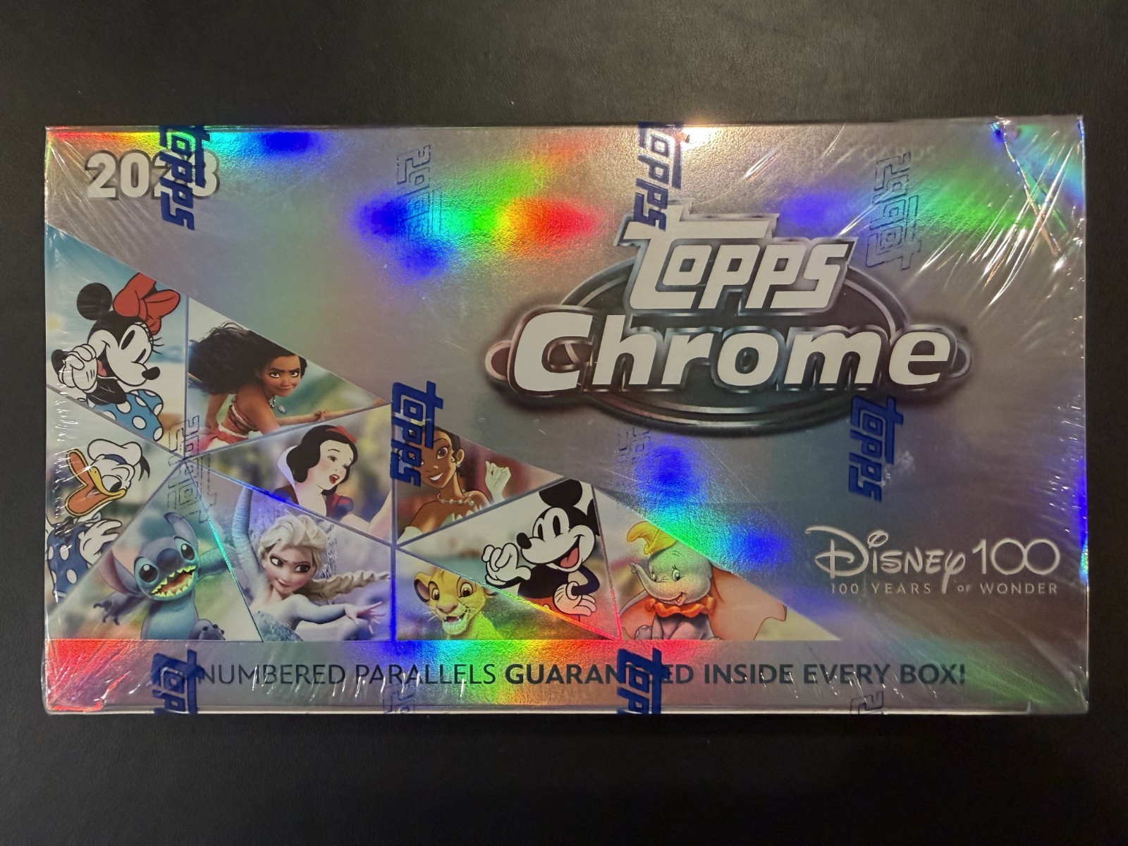 2023 Topps Chrome Disney 100 Unopened Factory Sealed Box