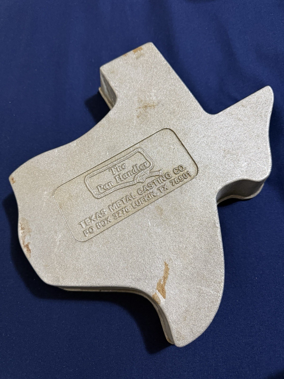 Vintage Texas State Baking Pan The Pan Handler Texas Metal Luftkin Cast Aluminum