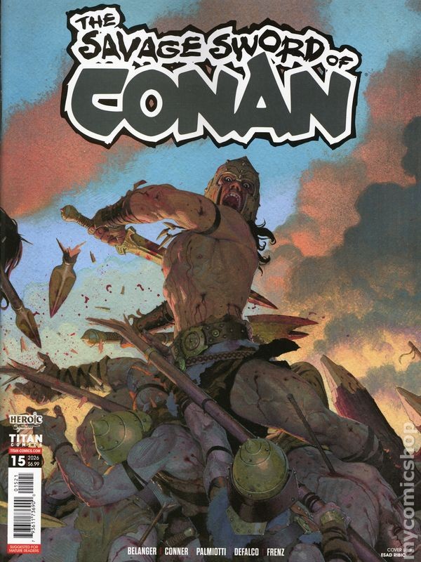 Savage Sword of Conan #15B 2026 Stock Image