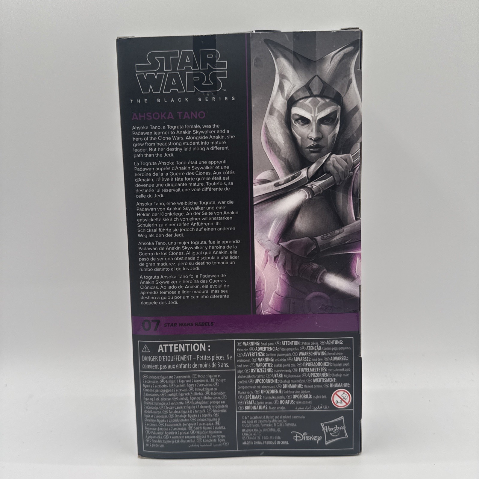 Star Wars Black Series Rebels Action Figure Ahsoka Tano Hasbro 2015