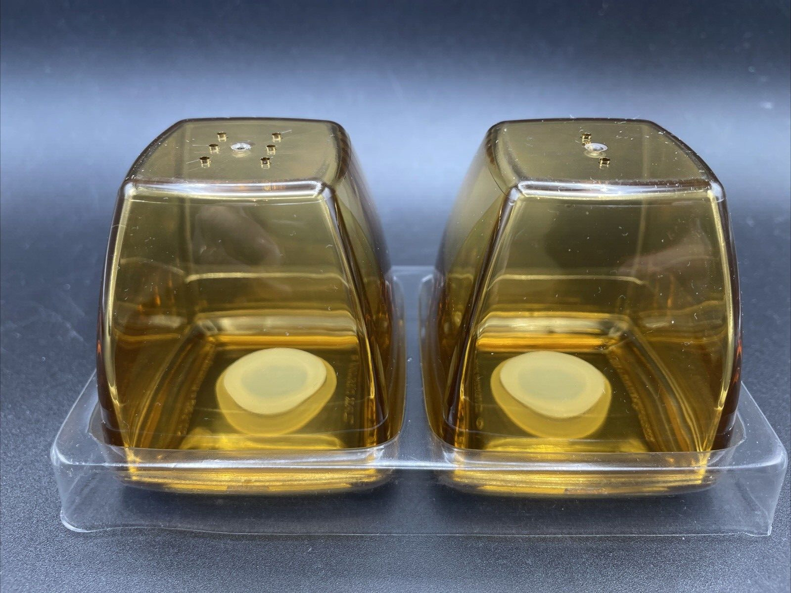 Zak Design Walt Disney Signature Amber Salt & Pepper Shakers Polycarbonate