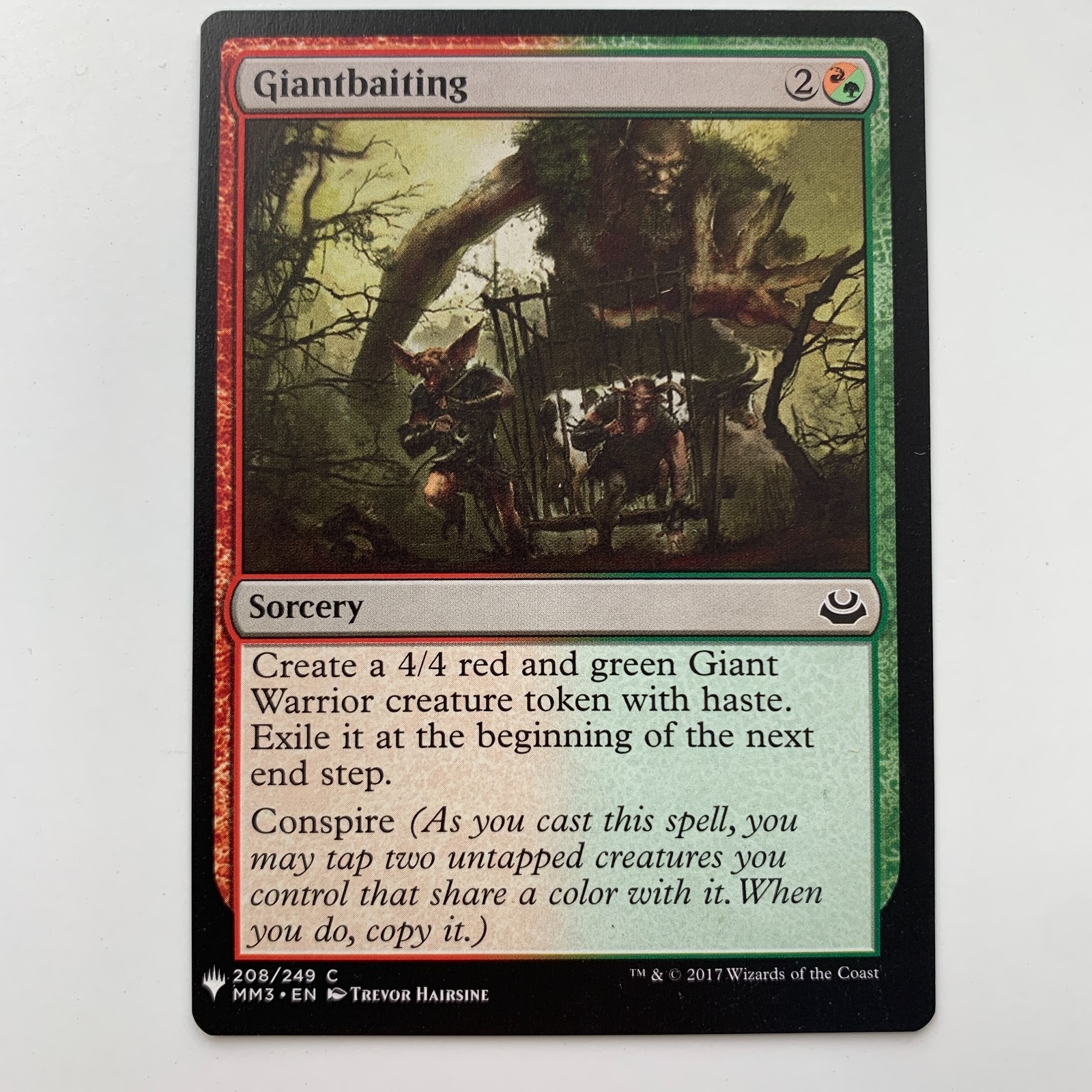 Giantbaiting – 208/249 – Modern Masters 2017 – Magic: The Gathering