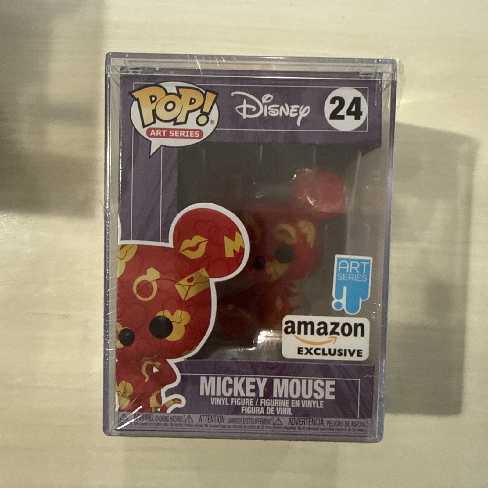 Funko POP! Art Series Disney Mickey Mouse #24 Amazon Exclusive In Case