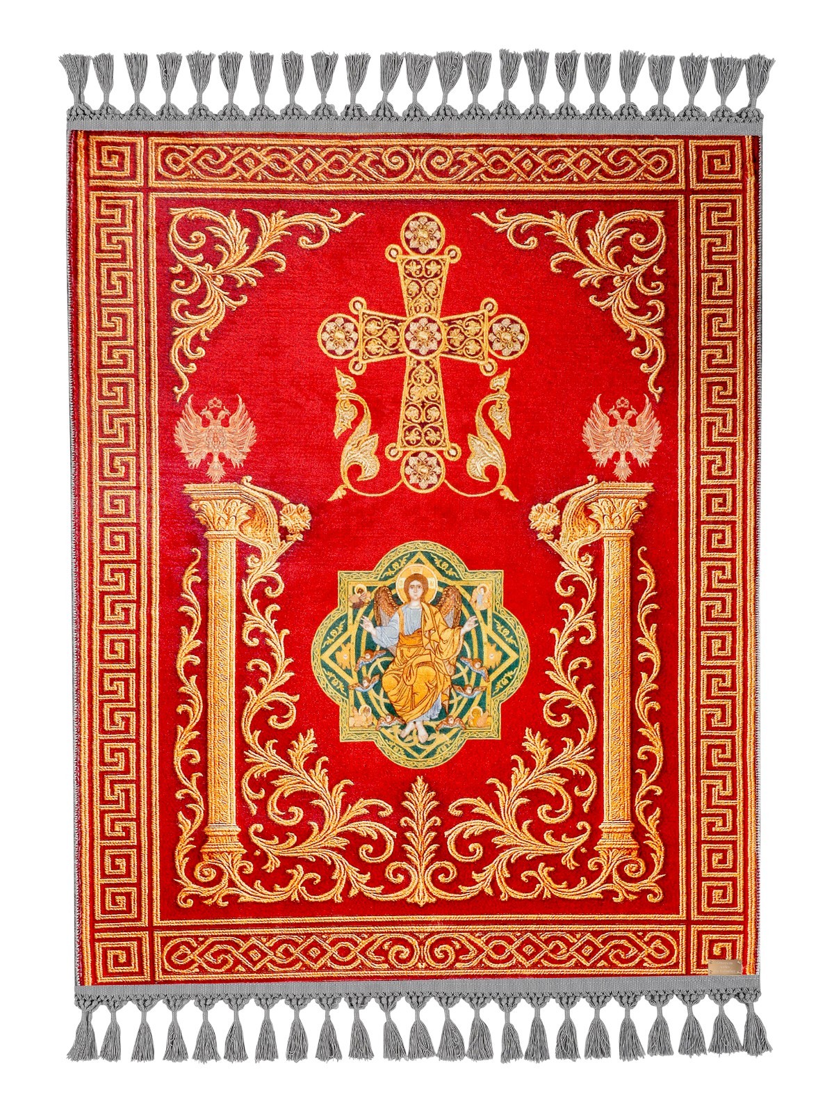 Christian Prayer Mat Orthodox Catholic Tapestry Wall Decor Silky Soft Rugs Gift