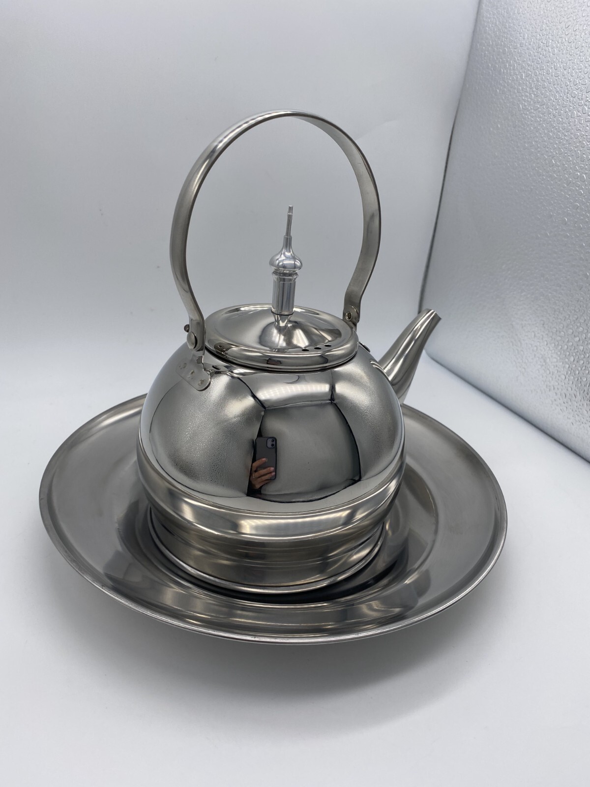 Church Pitcher for Drinking or Washing Hands with Stainless Steel Plate 0.7 L