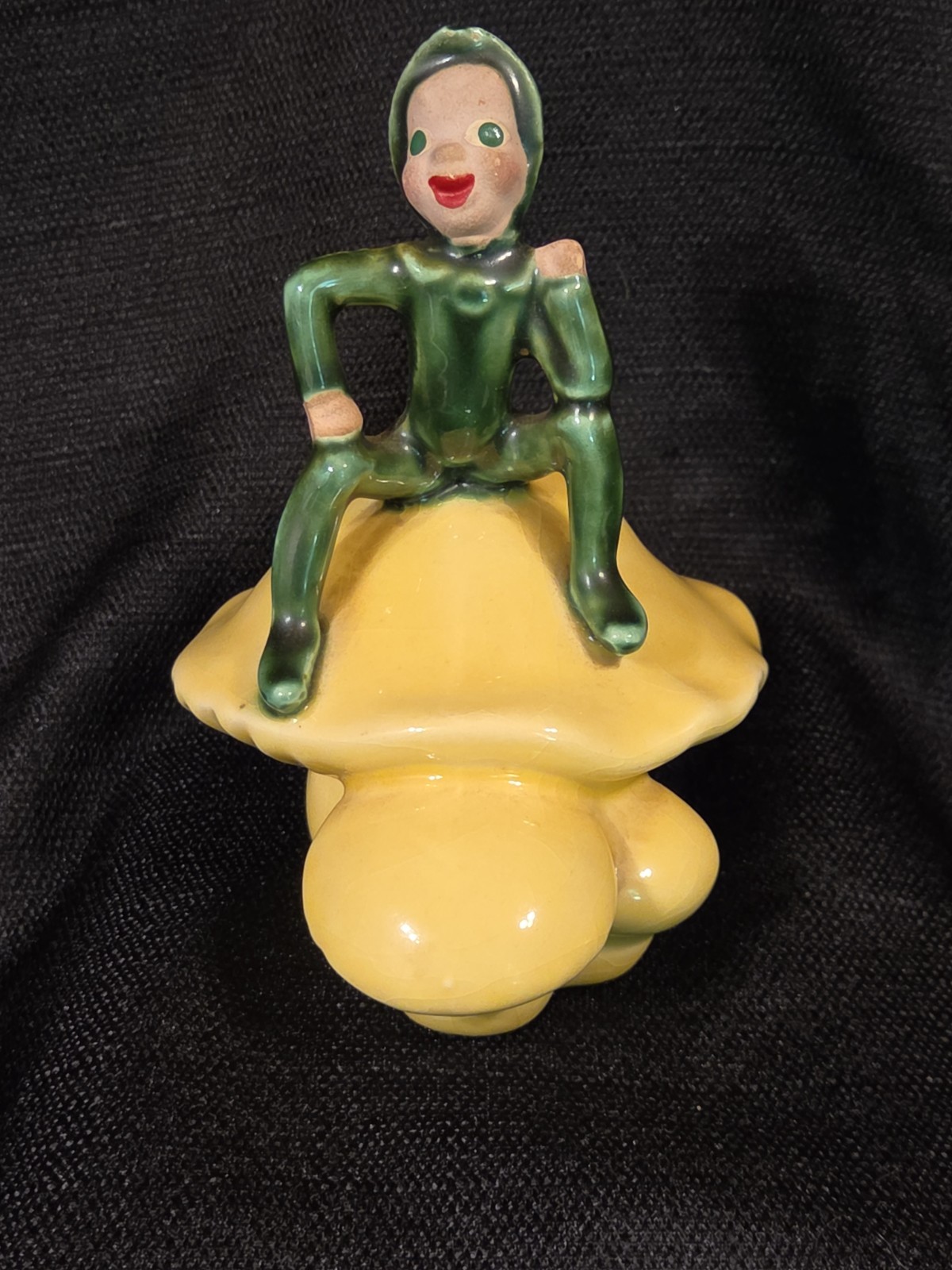 1940’s/50’s Millesan Drew’s Pixie Elf,Pixie Potters, Cal-Crown Mushroom Planter.
