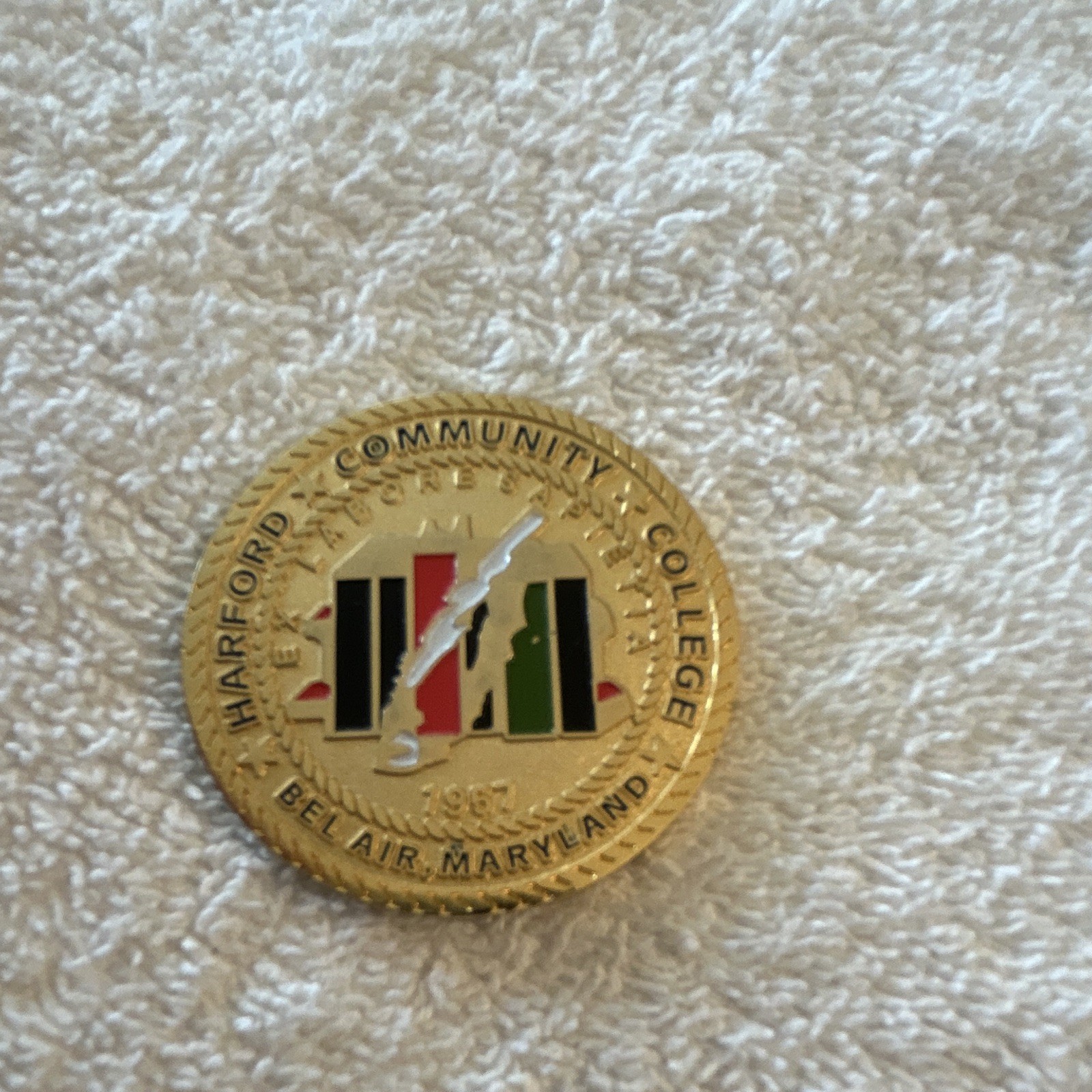 Harford Community College Dr. James LaCalle President Challenge Coin Medallion