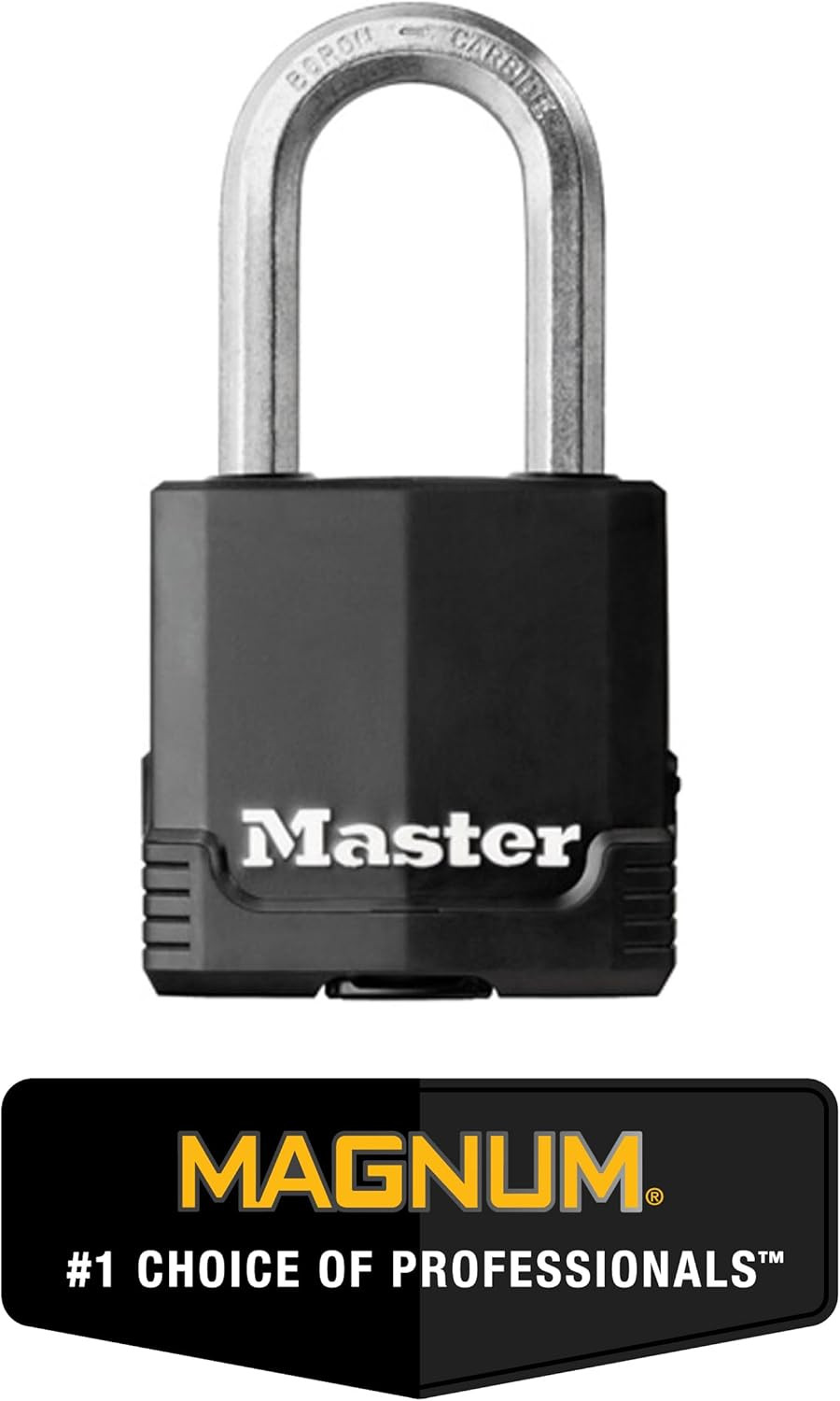 Black Outdoor Key Lock, Heavy Duty Weather Resistant Padlock with Cover, Keyed A