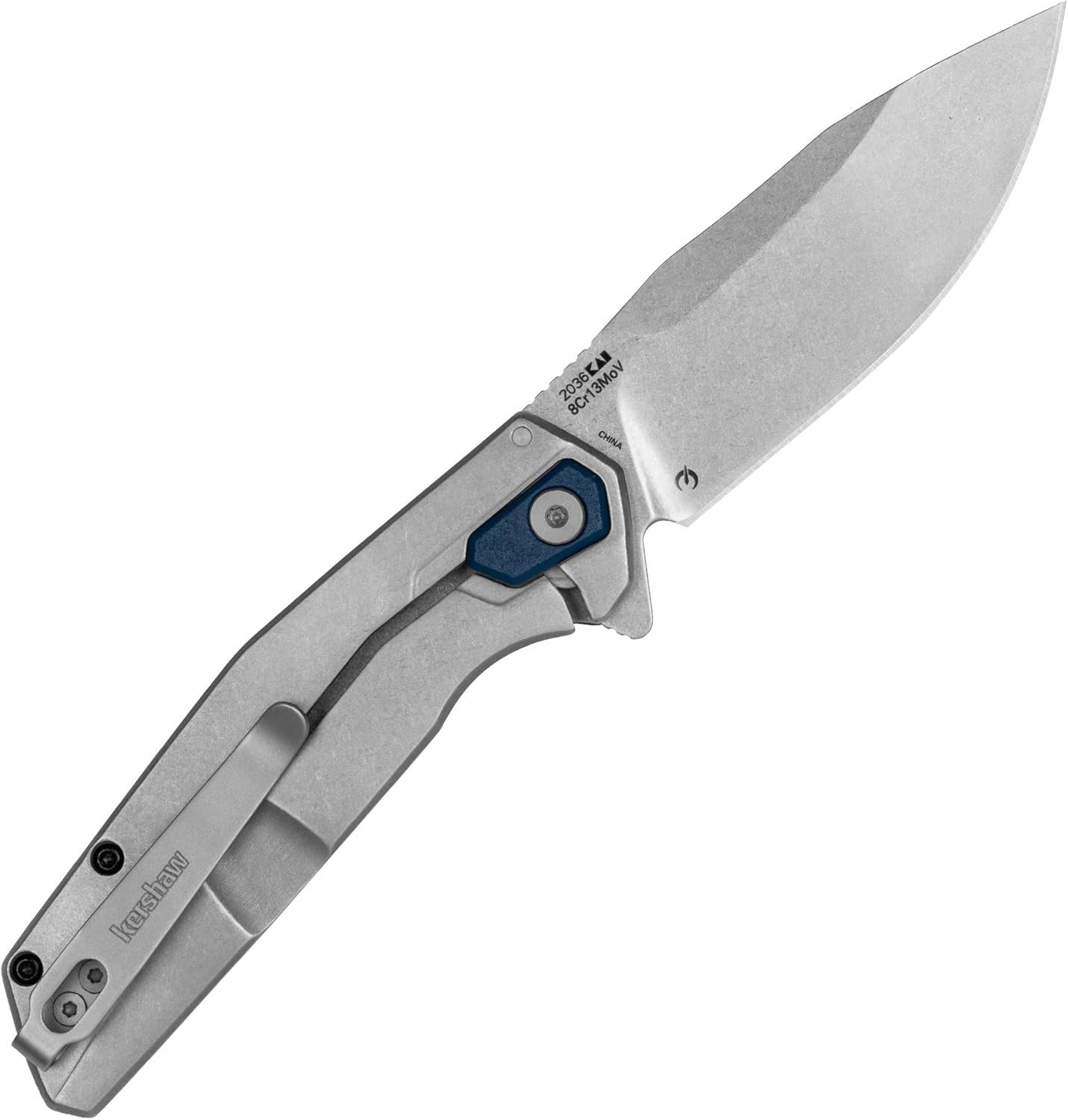 KERSHAW – LUCID Spring Assist Frame-Lock Speedsafe flipper knife Blue GFN 2036