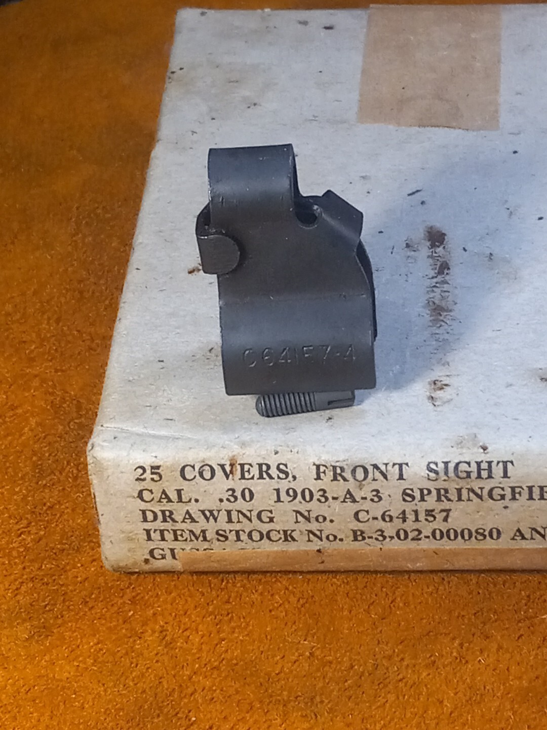 1903 1903A3 Front Sight Cover Gussack Machine USGI NOS