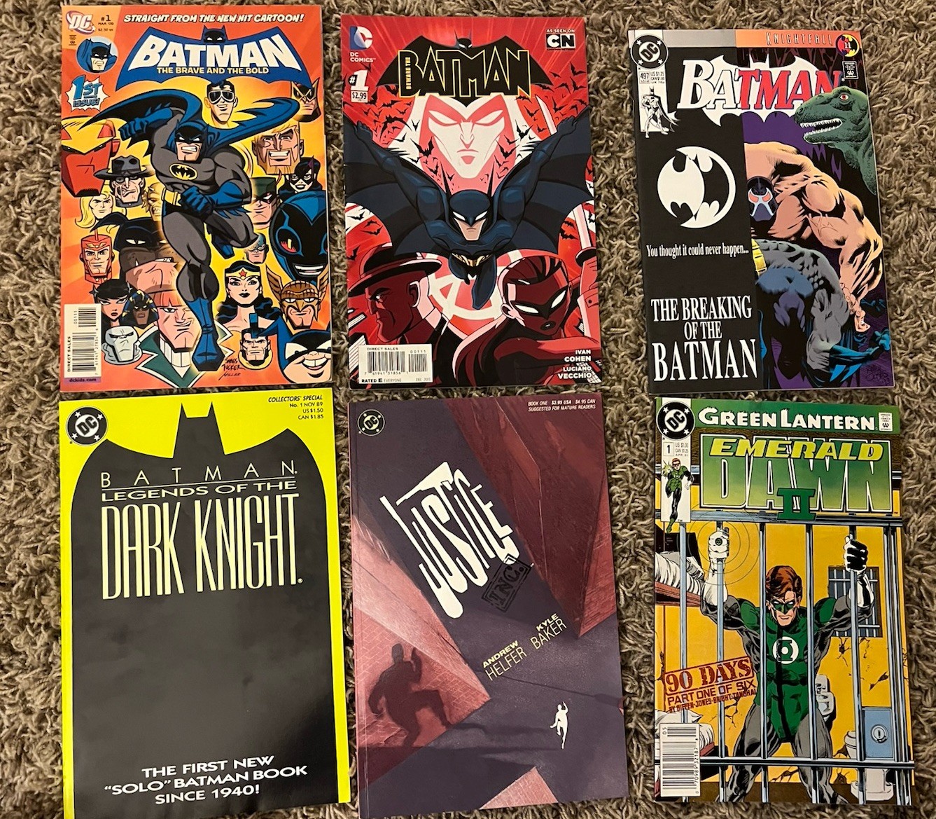 DC Various Comics Lot Of 6 1989-2013 Batman, Robin, Green Lantern