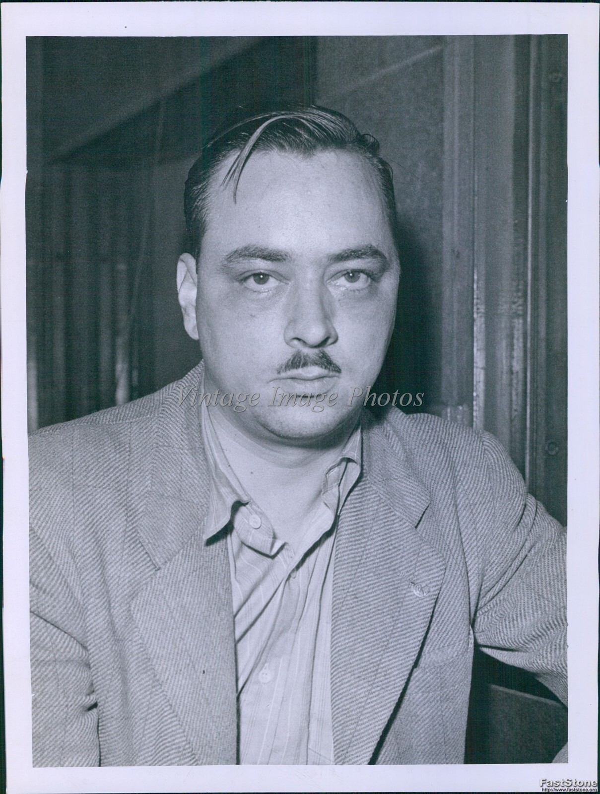 1947 Drunken Lawerence C Overpeck Stole, Smashed Planes Detroit Crime Photo 7×9