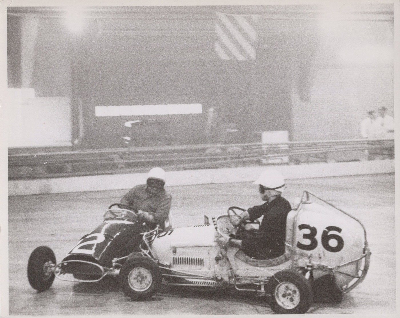 Midget Cars Indoor Track Action New York #36 1960s – Original Photo Himes Estate
