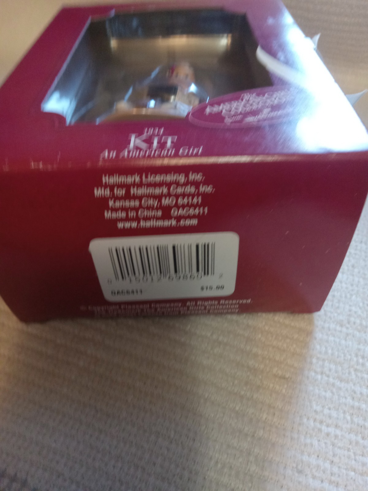2002 Hallmark Keepsake Ornament 1934 Kit An American Girl American Girl Doll. AF