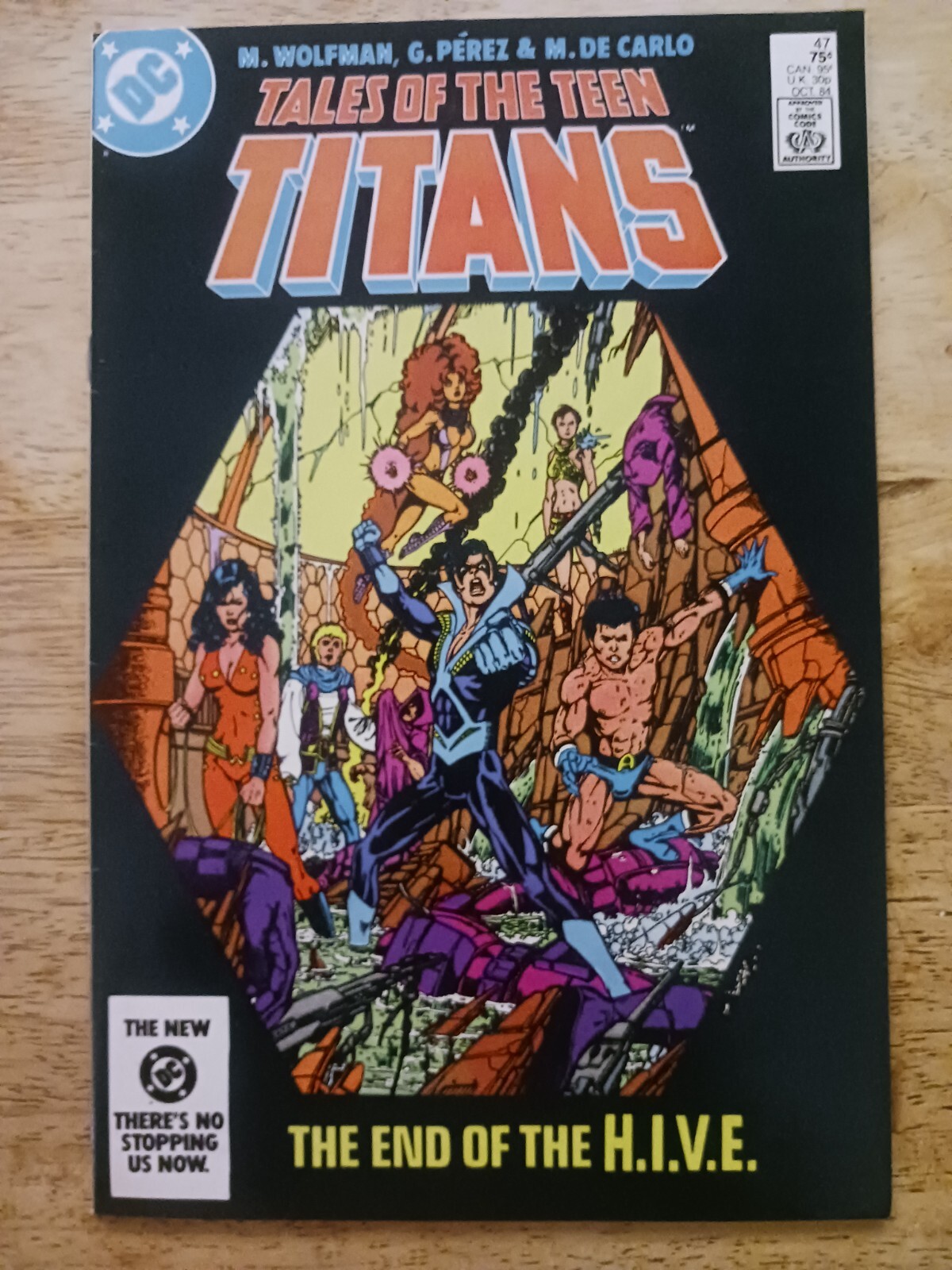 Tales of the Teen Titans # 47 DC COMICS 1984 GEORGE PEREZ MARV WOLFMAN STARFIRE