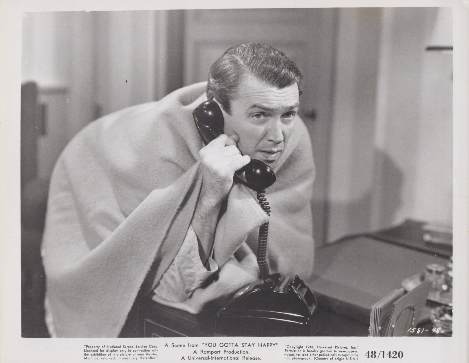 James Stewart in You Gotta Stay Happy (1948) ❤ Original Movie Scene Photo K 390