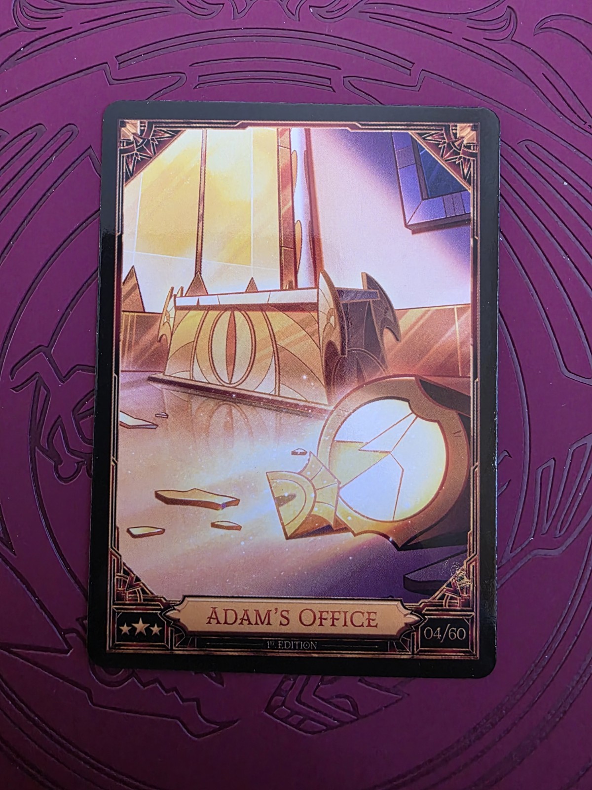 Hazbin Hotel Card Season 2 1st Ed Adam’s Office 04/60 Rare