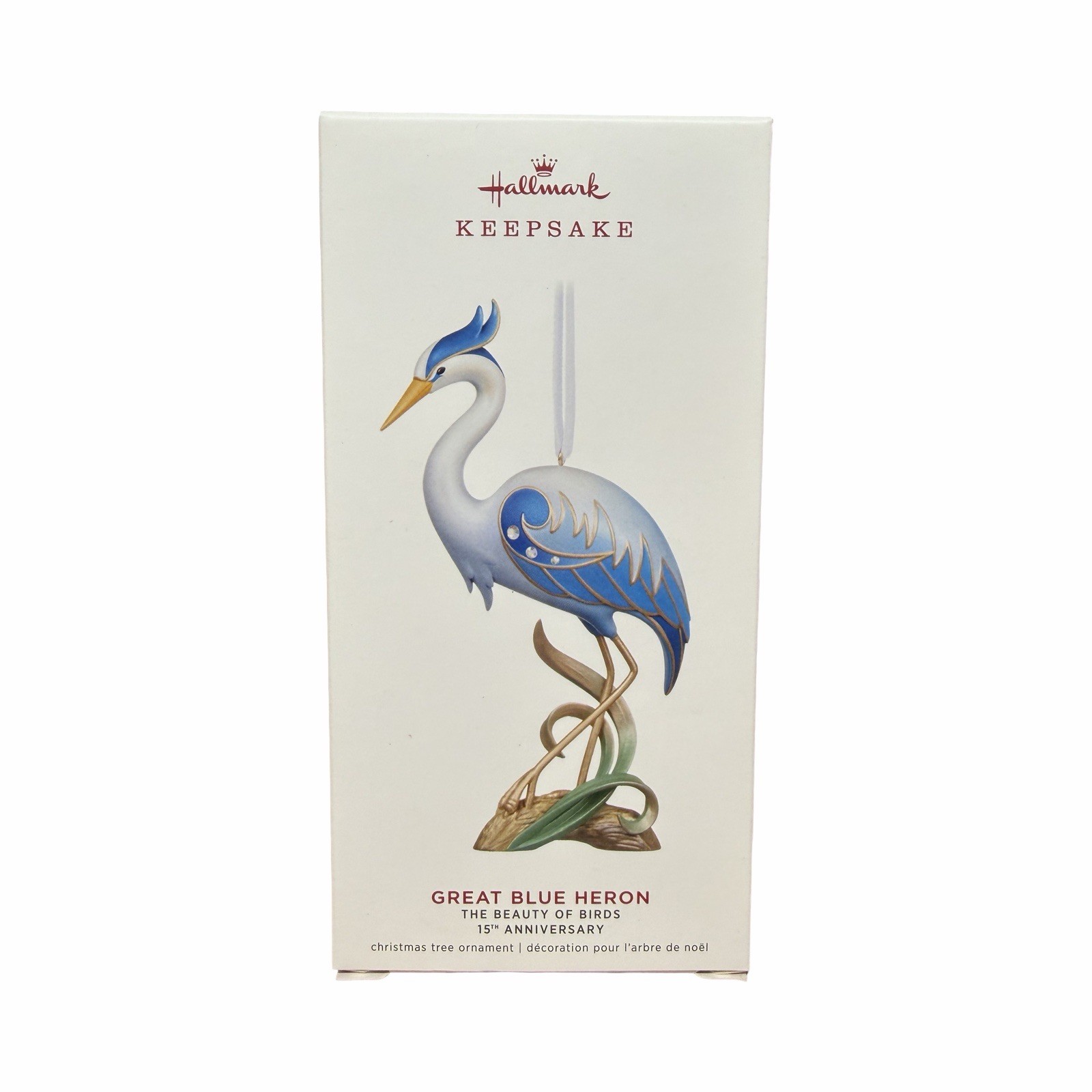 2019 Hallmark Great Blue Heron Ornament – The Beauty of Birds – 15th Anniversary