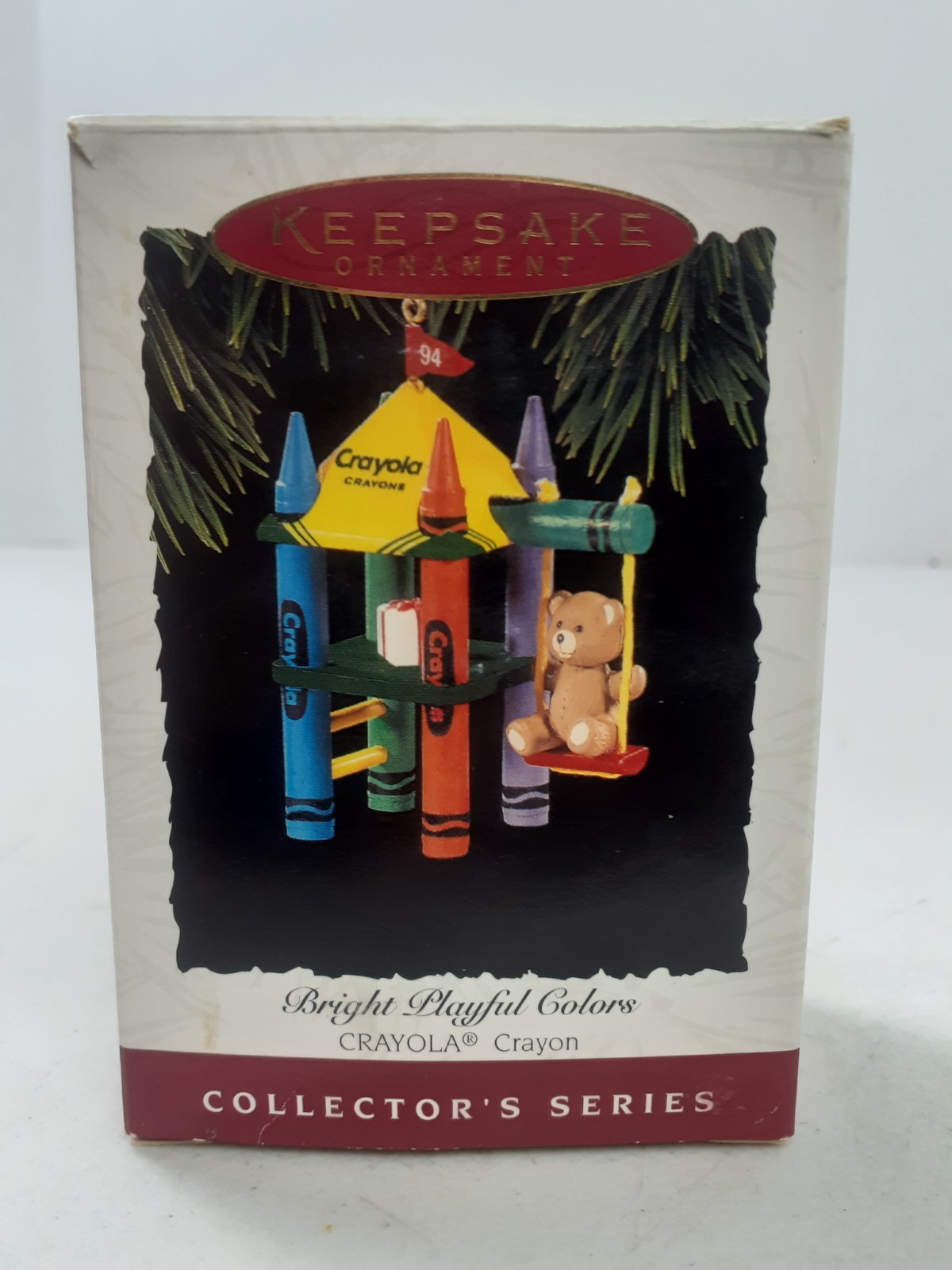 Hallmark Keepsake Ornaments Crayola 1993-1995 Crayons Lot of 3 Collectors 1025