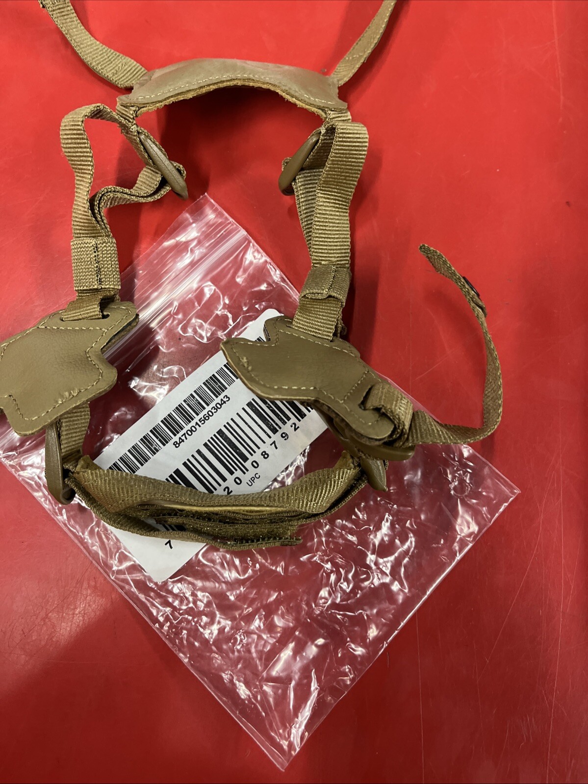 USGI USMC LMW LMCH Chin Strap Medium/Large Coyote Lightweight Marine Helmet