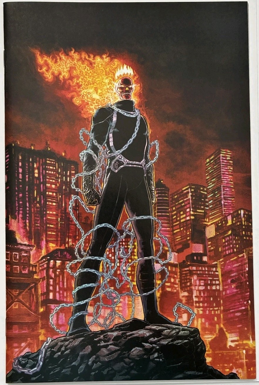 Ghost Rider #1 NYCC Diamond King of Hell Virgin Variant Marvel Comics 2019