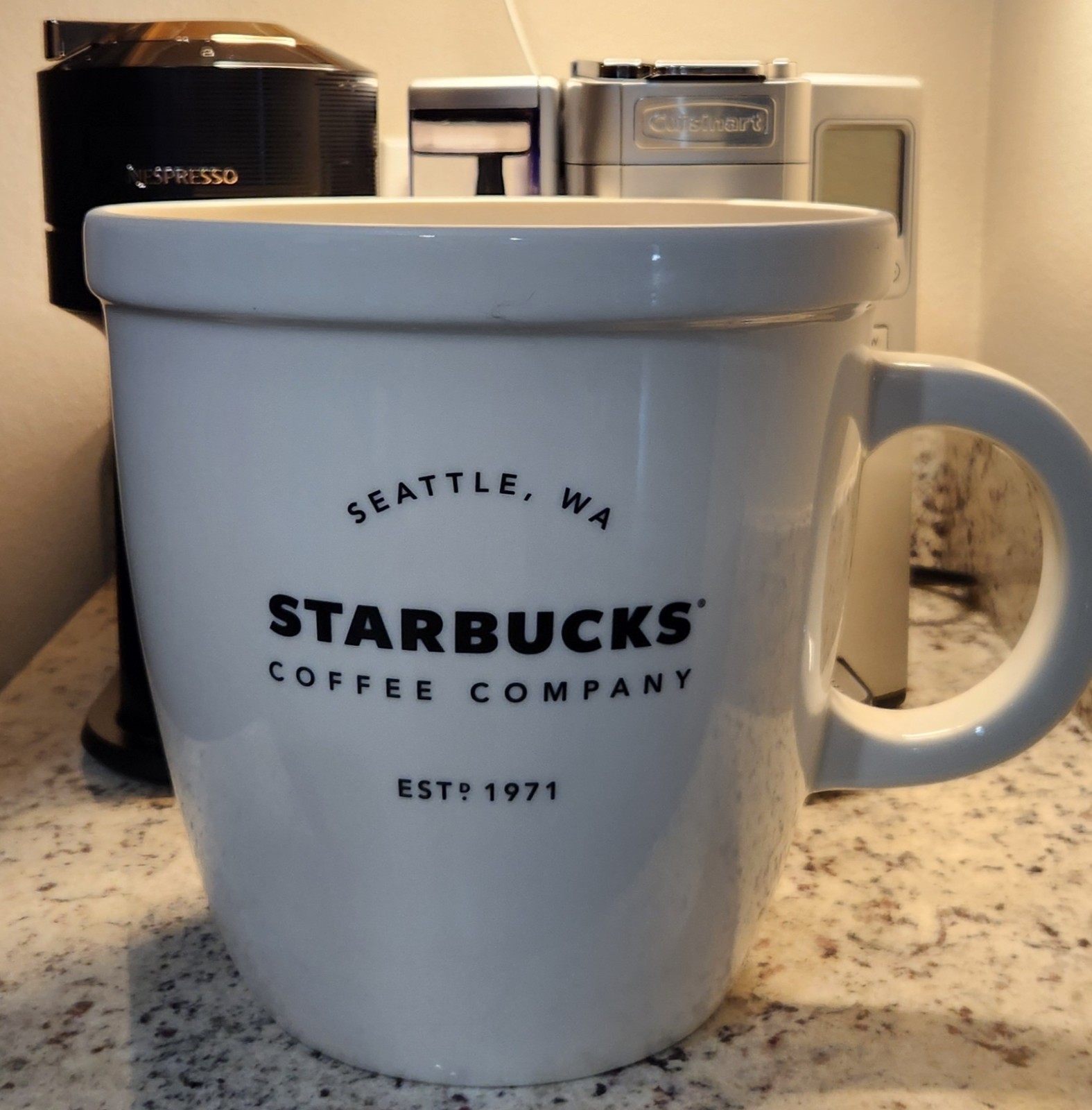 Starbucks Abbey Classic Ceramic Coffee Mug 138 oz 2016. GIANT