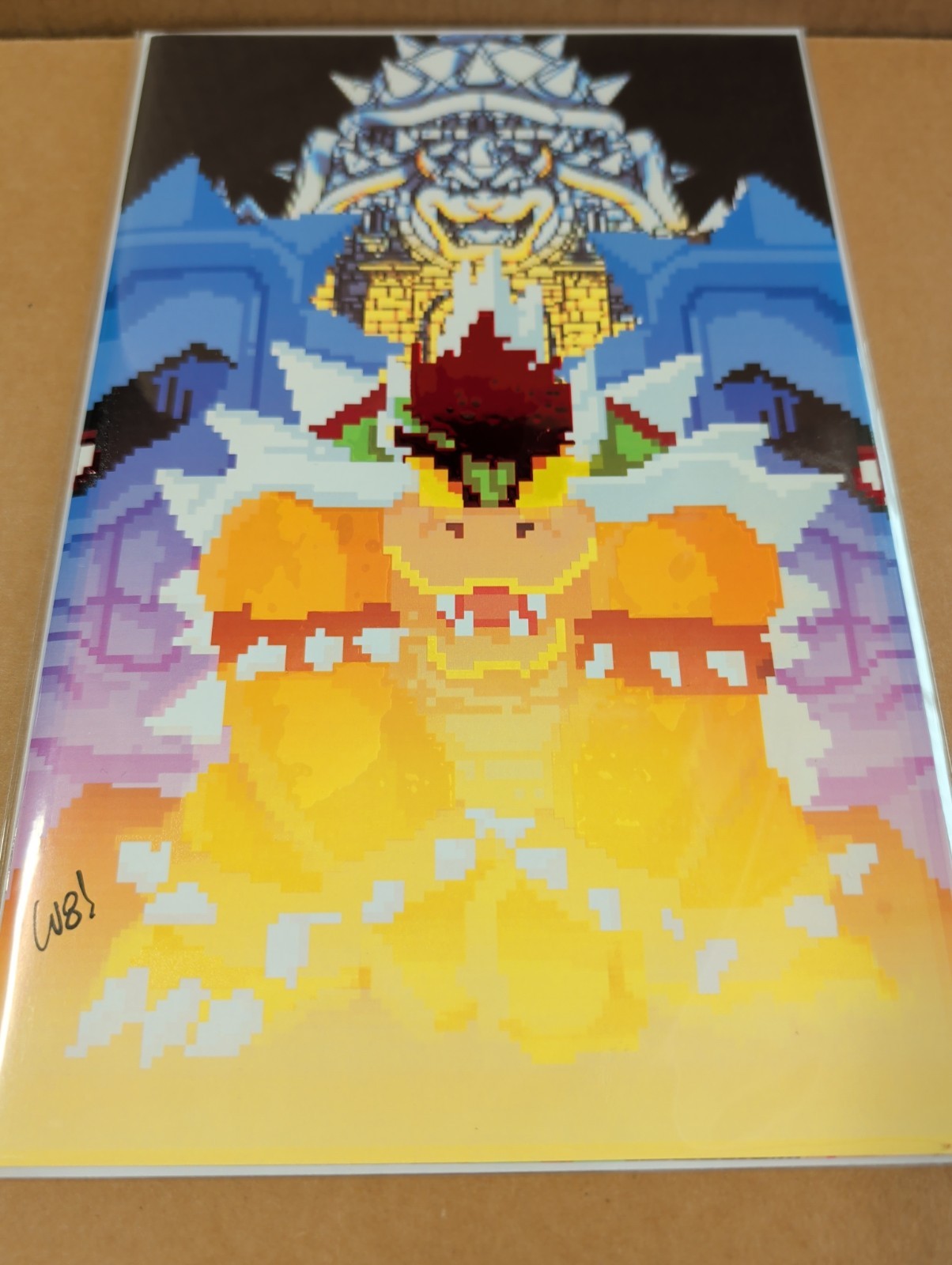 Absolute BOWSER ( Absolute Batman Homage) Embossed Varnish LTD 30 Signed COA