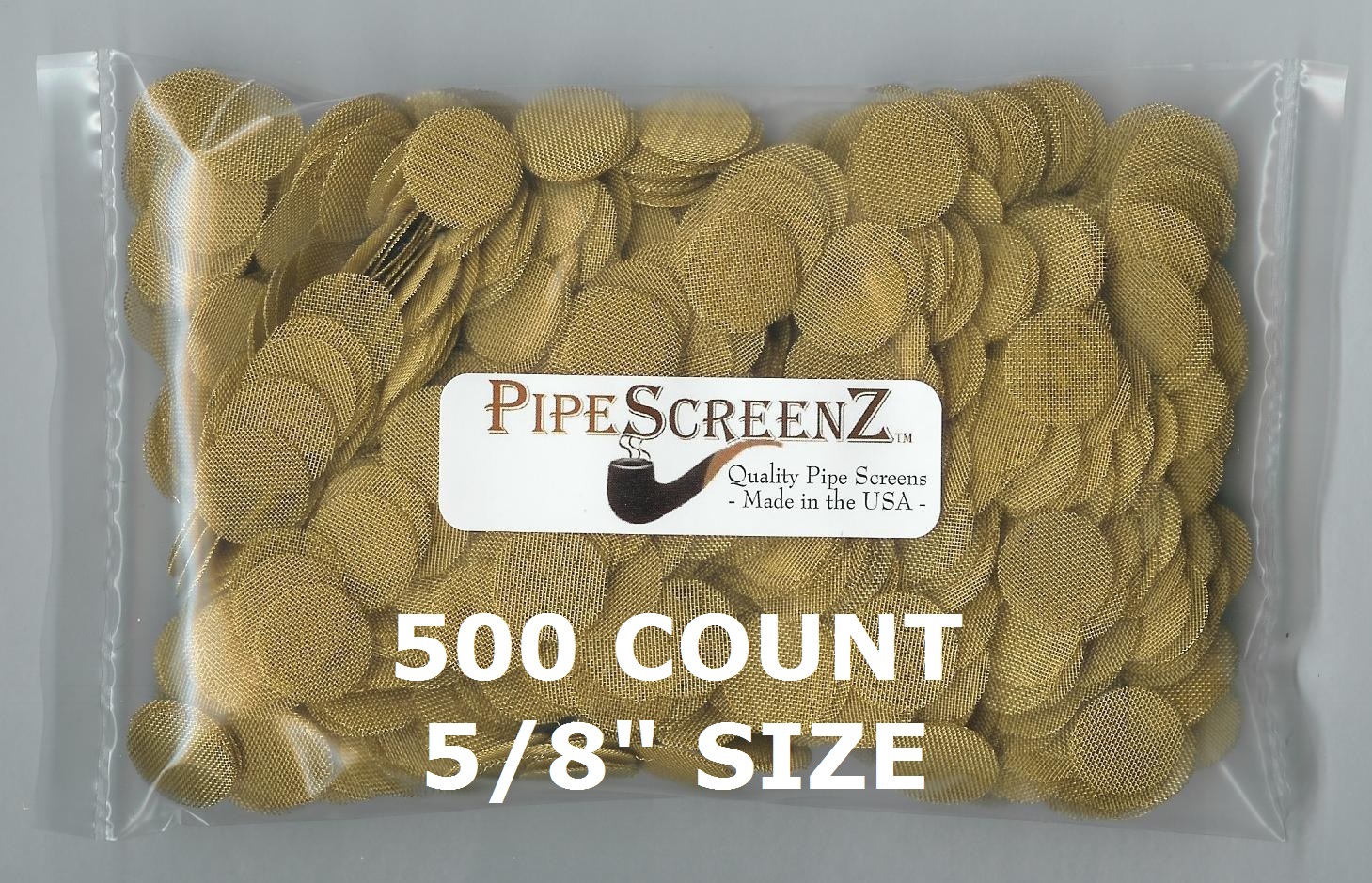 500+ Count 5/8″ .625″ 15.833mm BRASS Pipe Screens HIGHEST QUALITY – MADE IN USA!