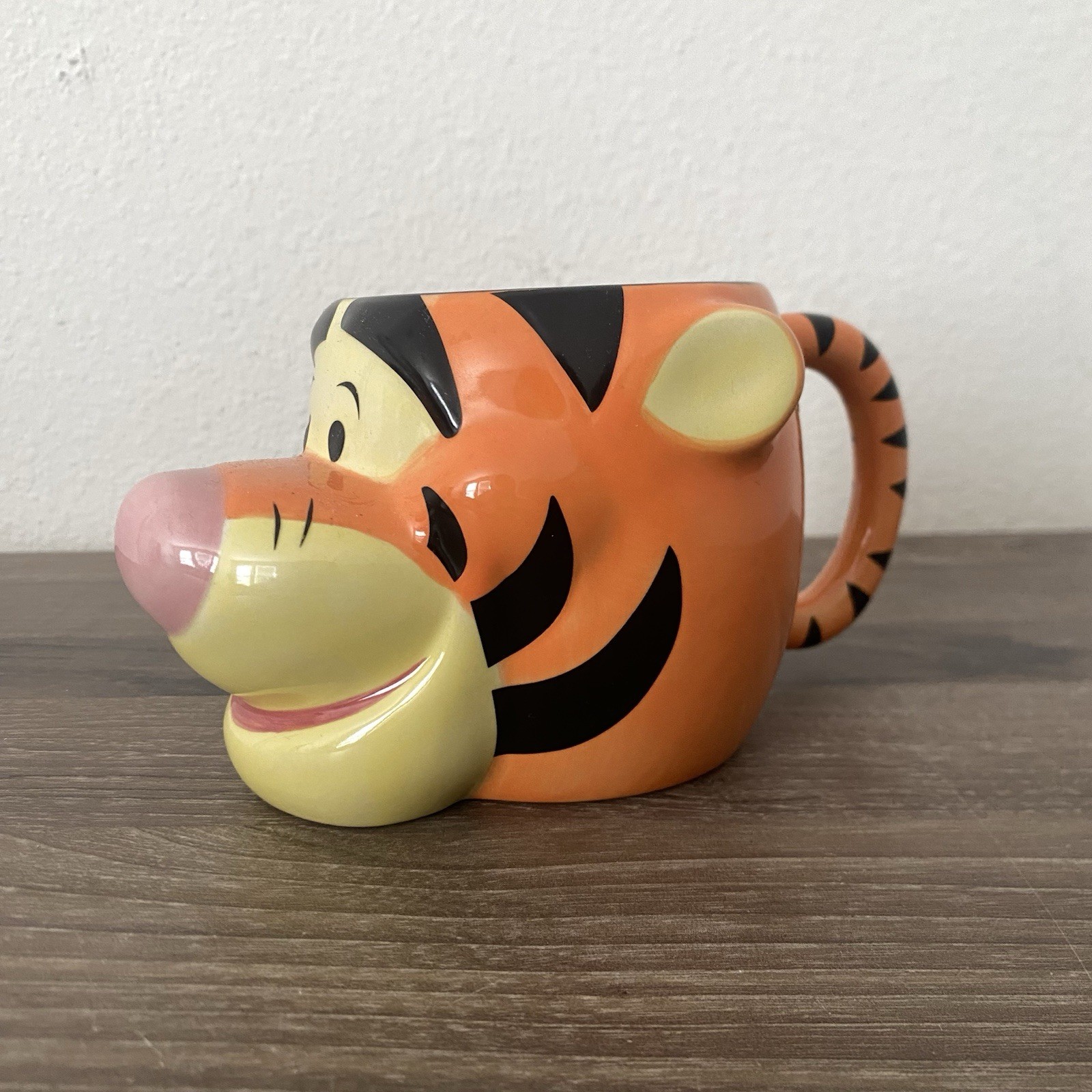 Disney Store Winnie the Pooh Tigger 3D Face Mug New Never Used