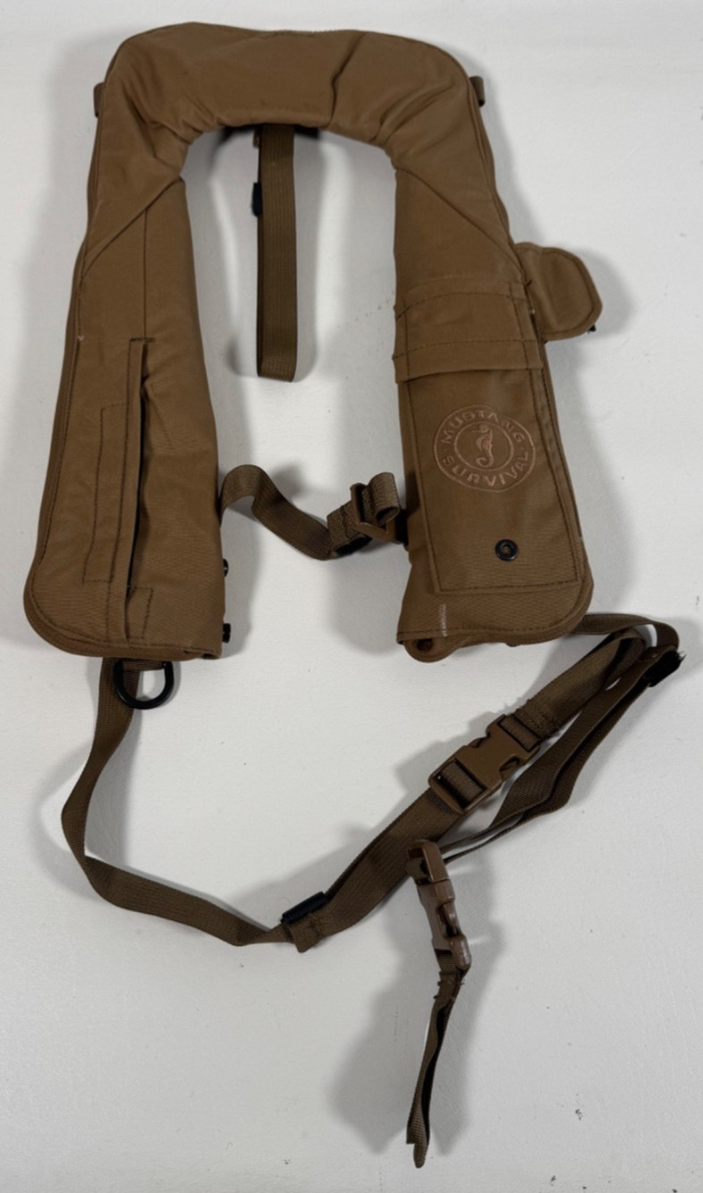 New Mustang Survival MD3196SO Tactical Life Preserver Military USGI Coyote Brown