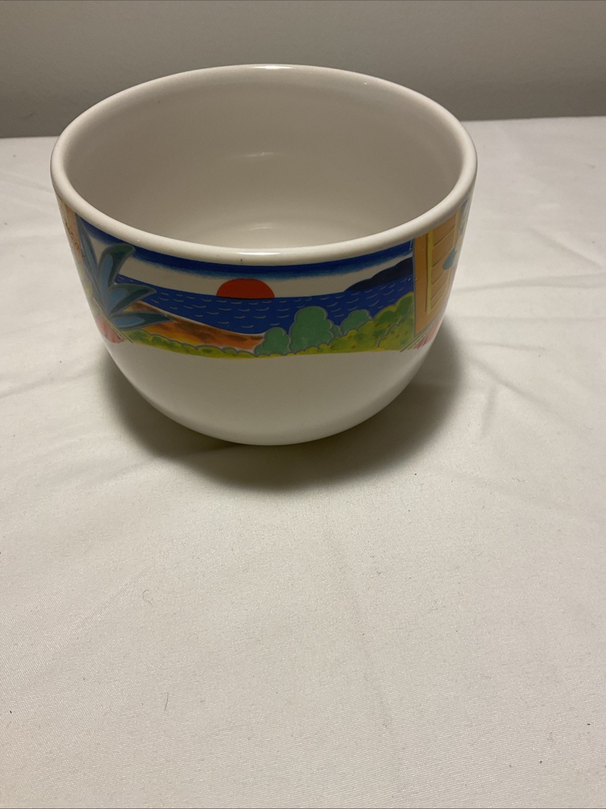 ACTION 195 MUGGABLES Artistic Landscape 18oz SOUP Coffee MUG