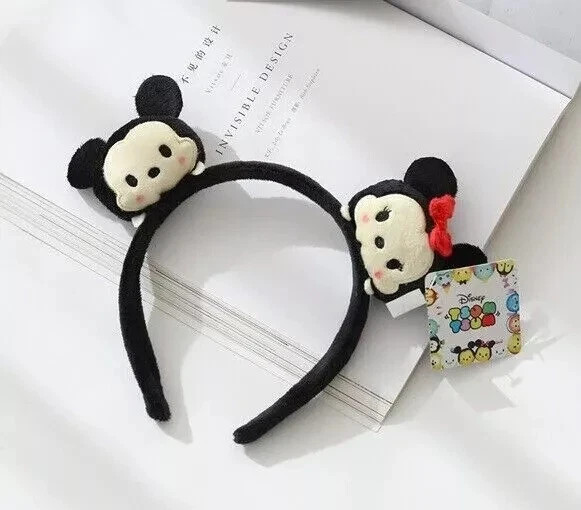 Disney Cartoon cute Plush Mickey Mouse Double headed Headband Kids or Adult