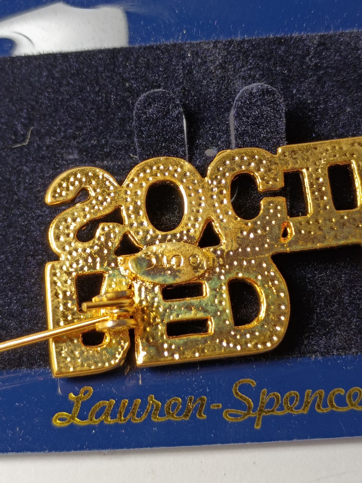 Vintage 2002 Red Hat Society Rhinestone Studded Membership Women’s Pin Brooch