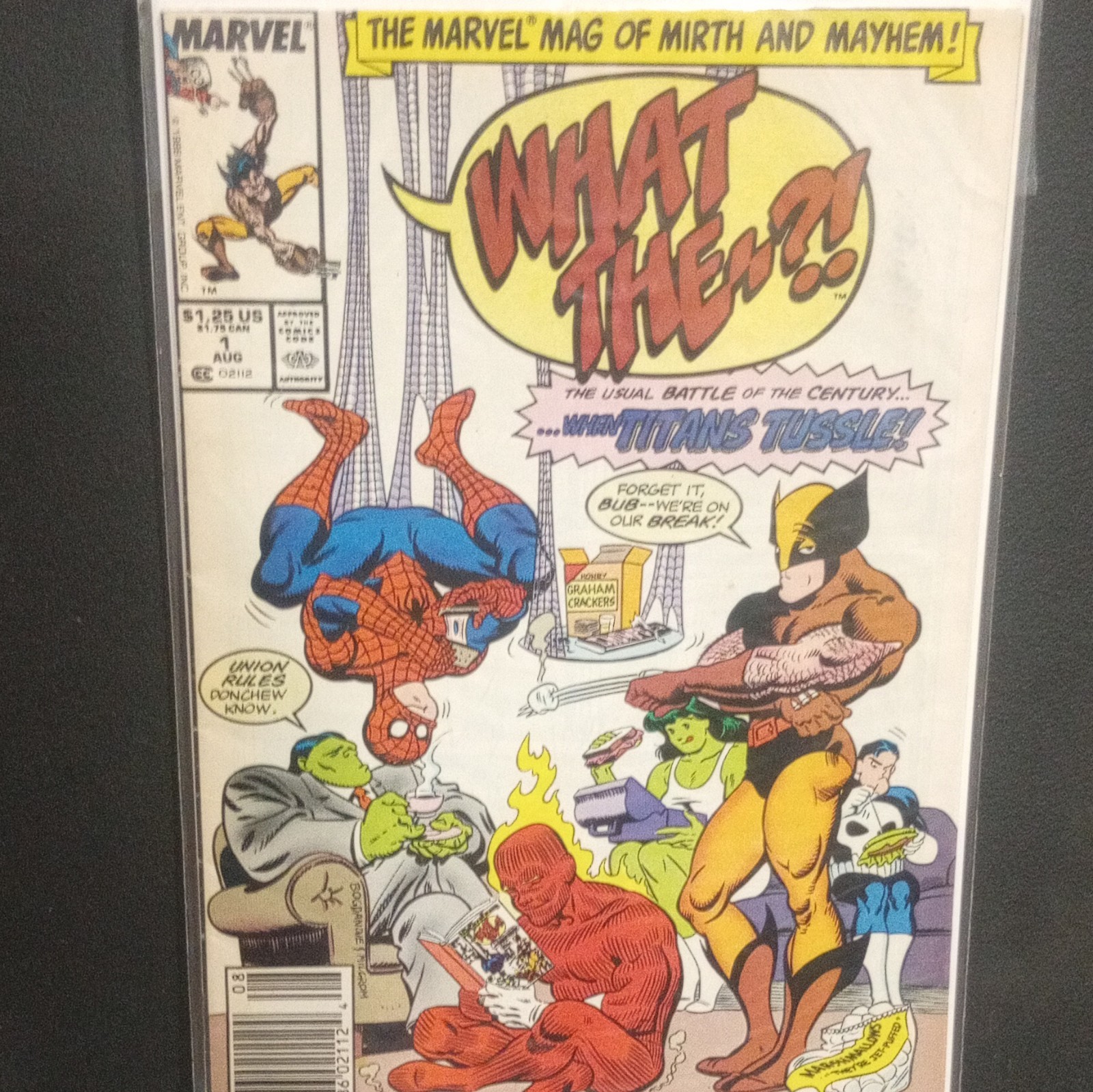 Marvel What The–?! #1 Aug 1988 Spider-Man Wolverine Hulk She-Hulk Punisher