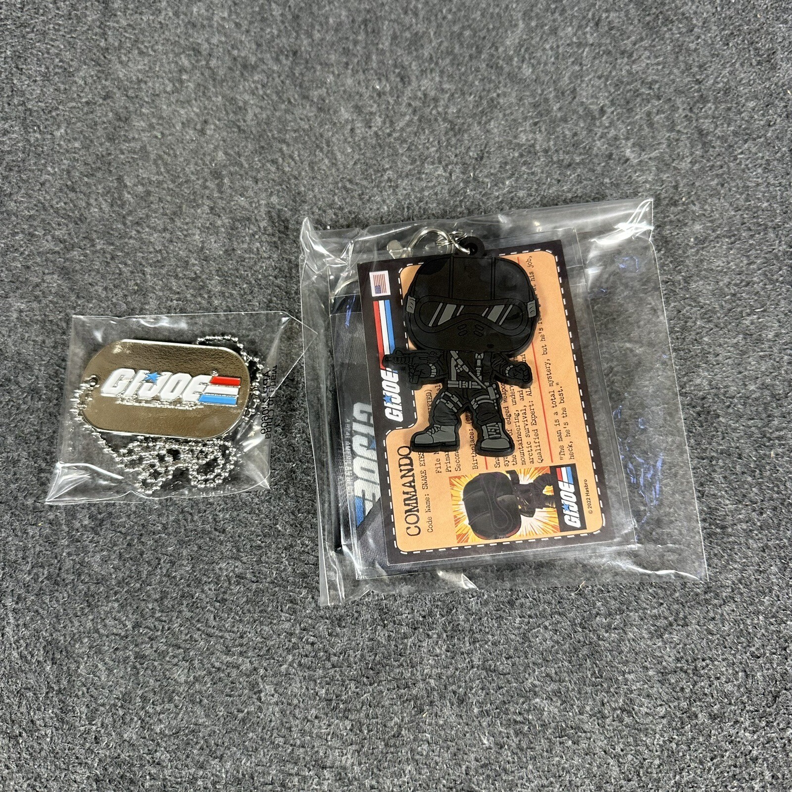 Funko POP GI Joe Commander Snake Eyes Exclusive Lanyard and Dog Tag – Sealed
