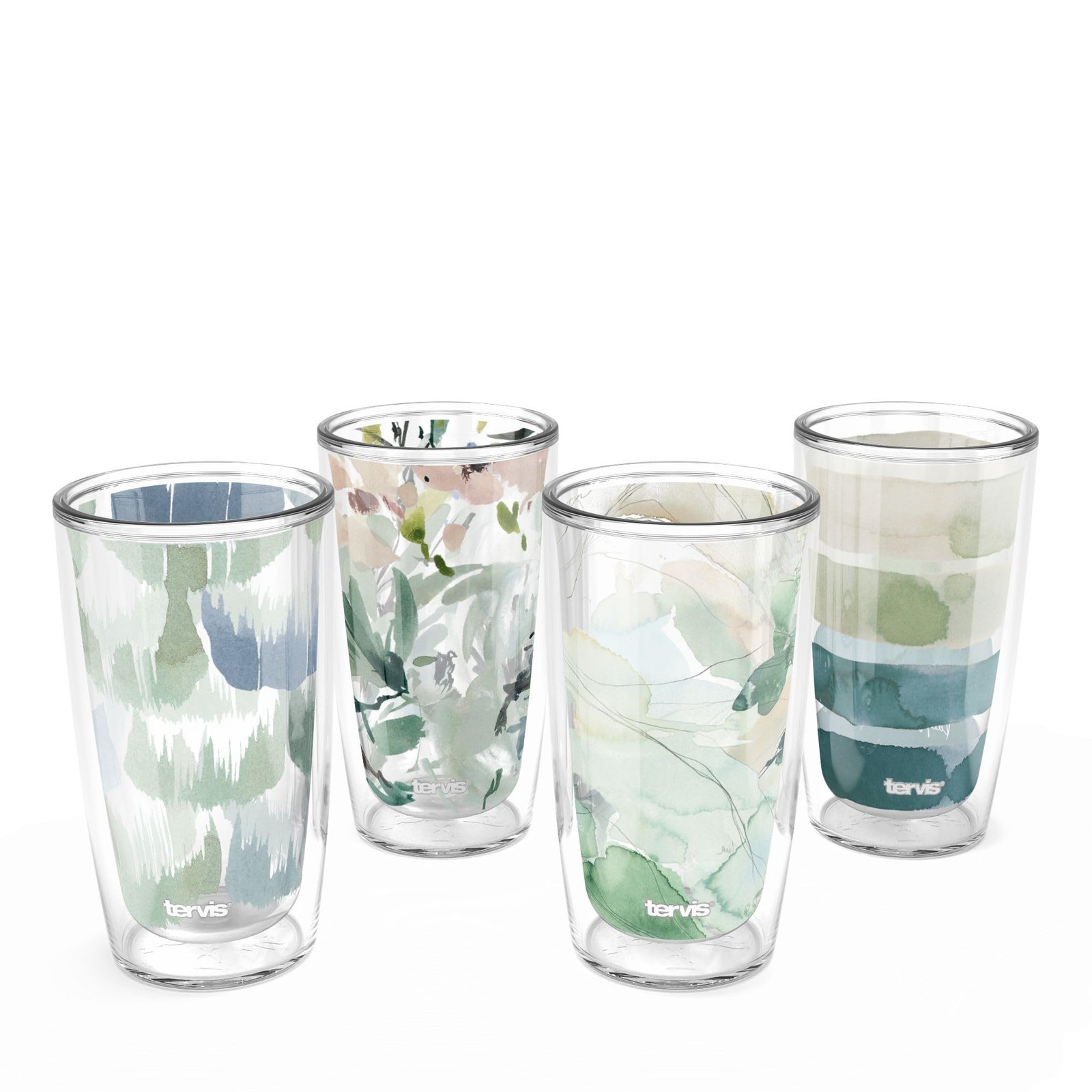 Tervis Kelly Ventura Abstract Collection Insulated Tumbler 16oz 4pk Assorted