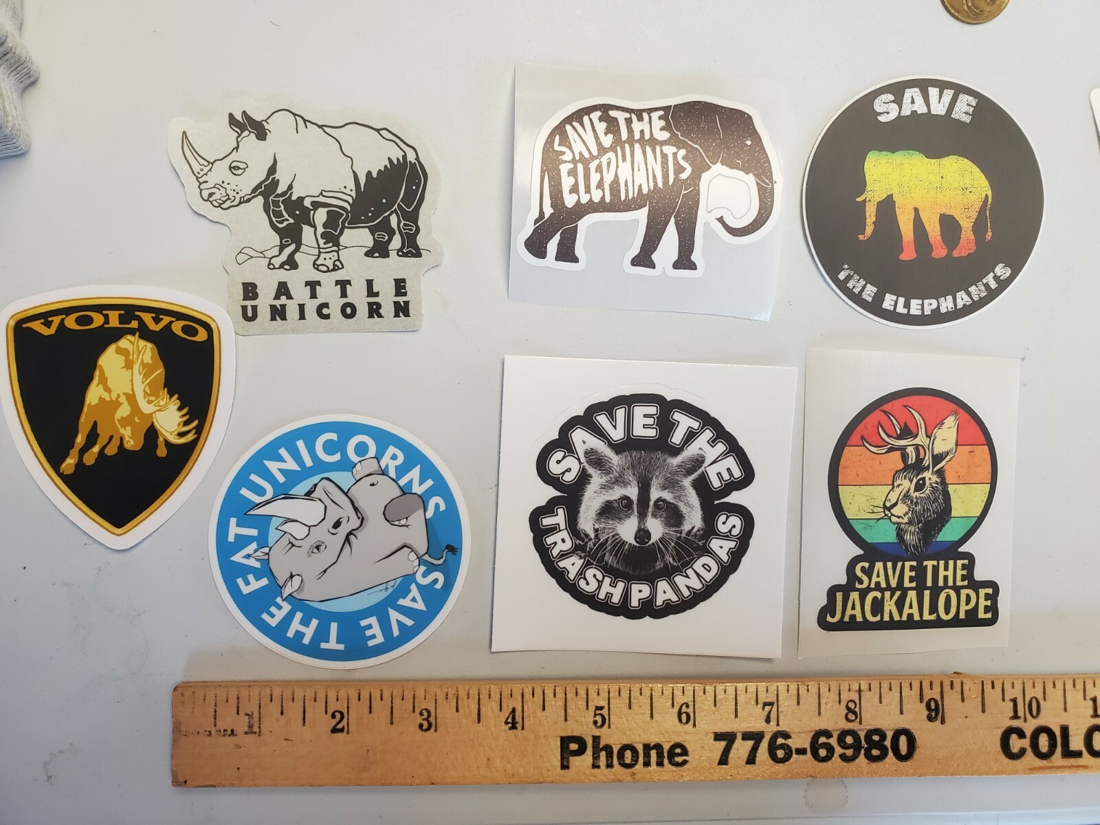 KILL DOZER KILLDOZER Stickers 6 pack LOT two each