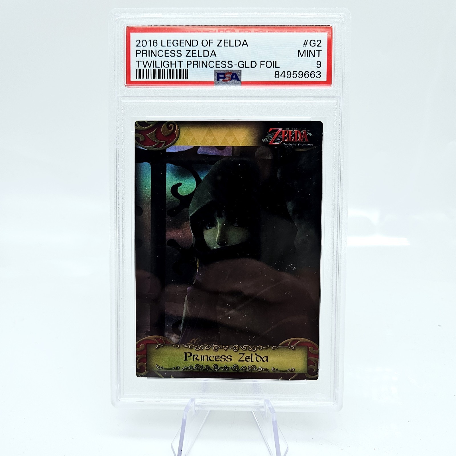 Twilight Princess Princess Zelda #G2 Gold PSA 9 Rookie Legend of Zelda Enterplay