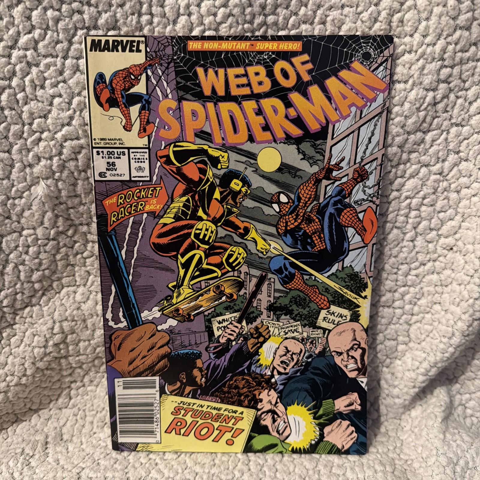 Web of Spider-Man #56 (Marvel Comics November 1989)