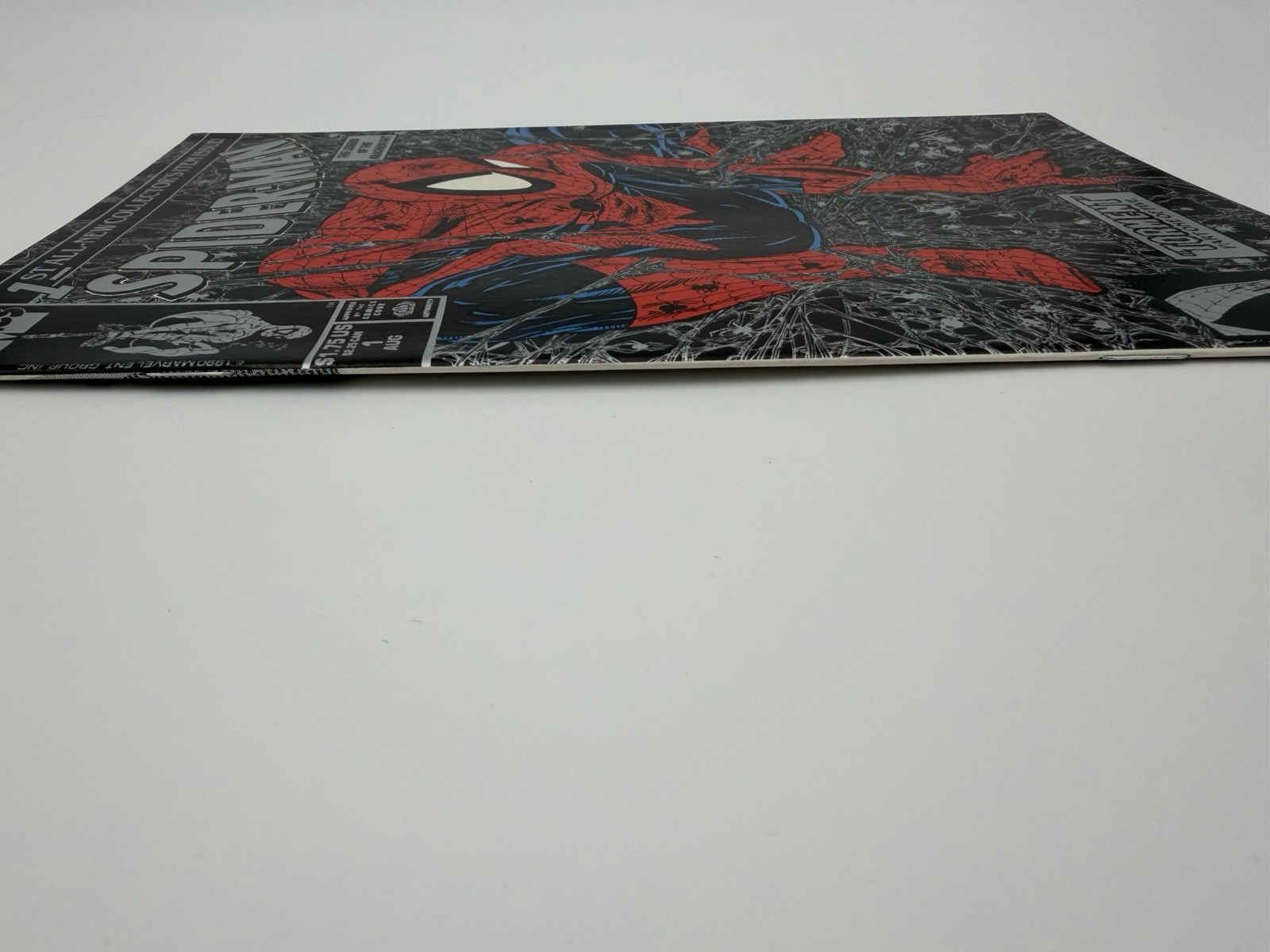 Spider-Man #1 Silver Edition McFarlane 1990 Torment Part 1 NM High Grade
