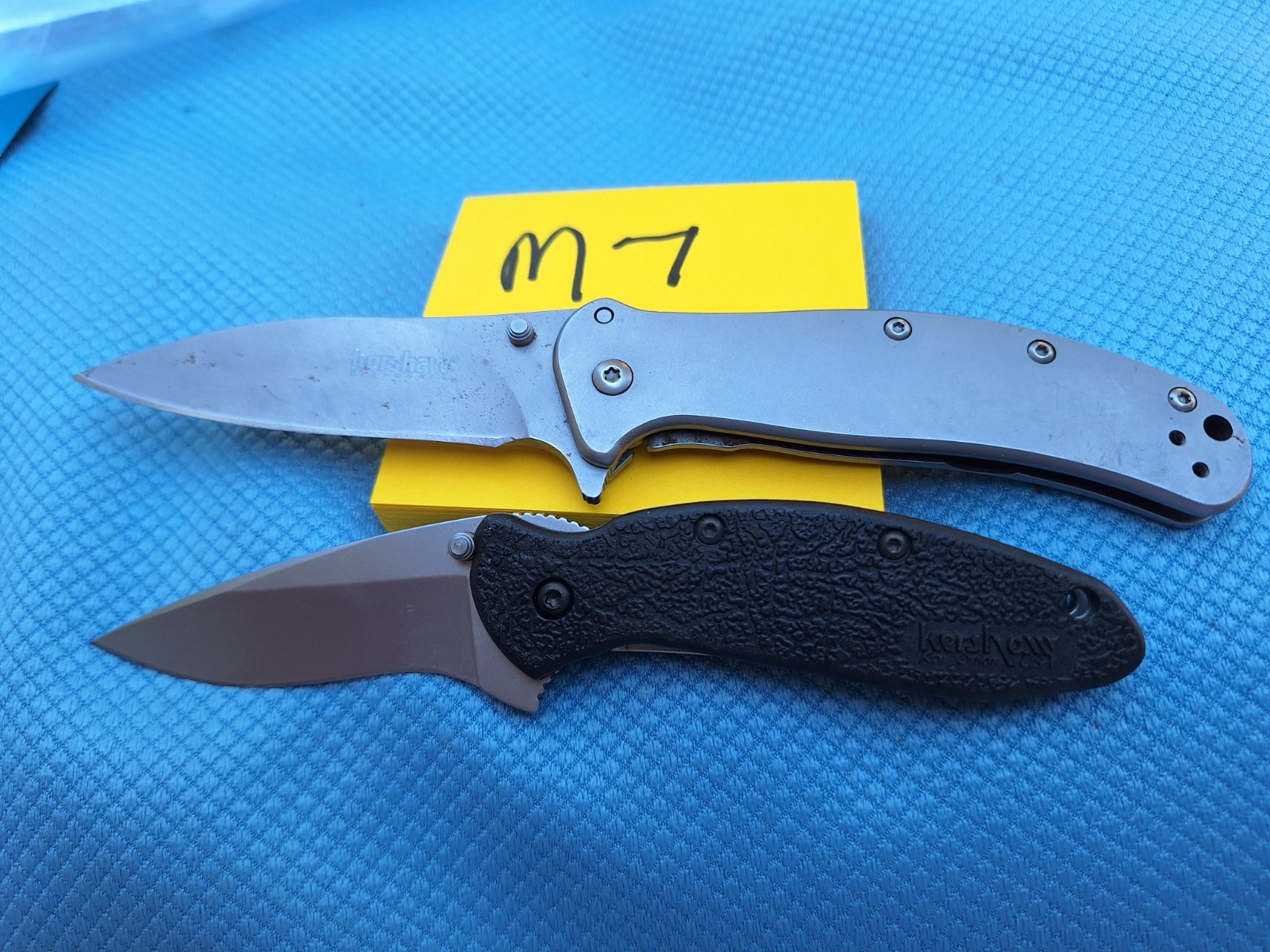 2 Kershaw KNIVES 1620/ 1730SS Camping Fishing Lot M7