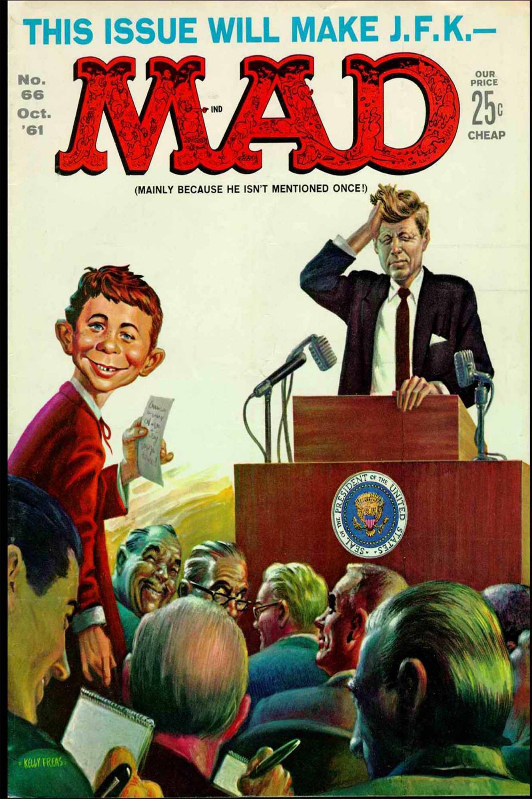 MAD, satire and comic magazine, PDF format 473 issues 1953-2008 on a USB drive