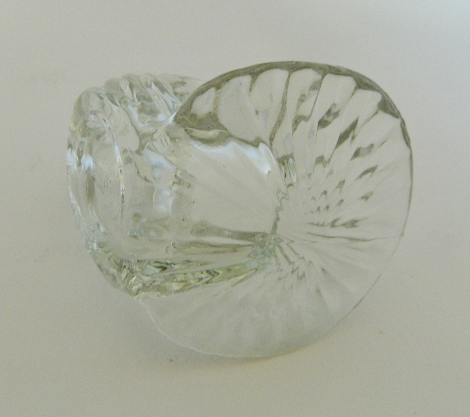 Turkey Avon Tea Light Votive Candle Holder Clear Art Pressed Glass 1970’s