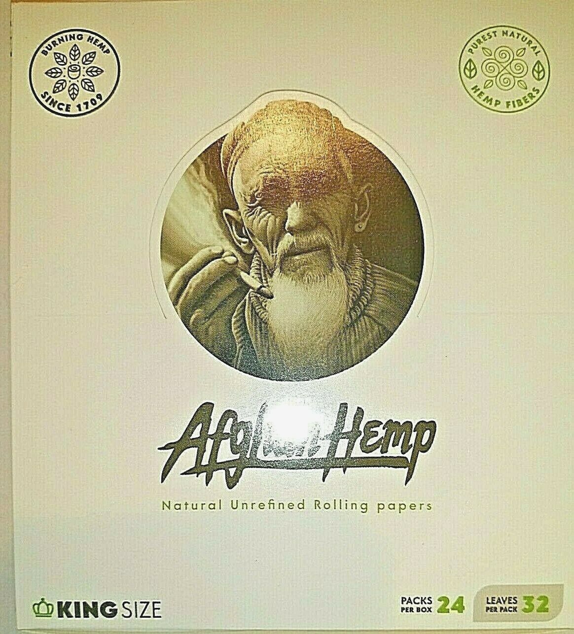 Afghan Hemp King Size Rolling Papers *FREE USA SHIPPING*