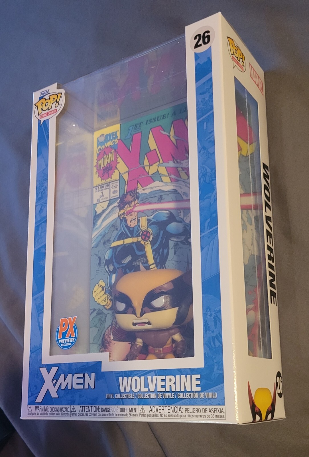 Funko Pop! Comic Book Cover with case: Marvel – Wolverine – Diamond Comics…