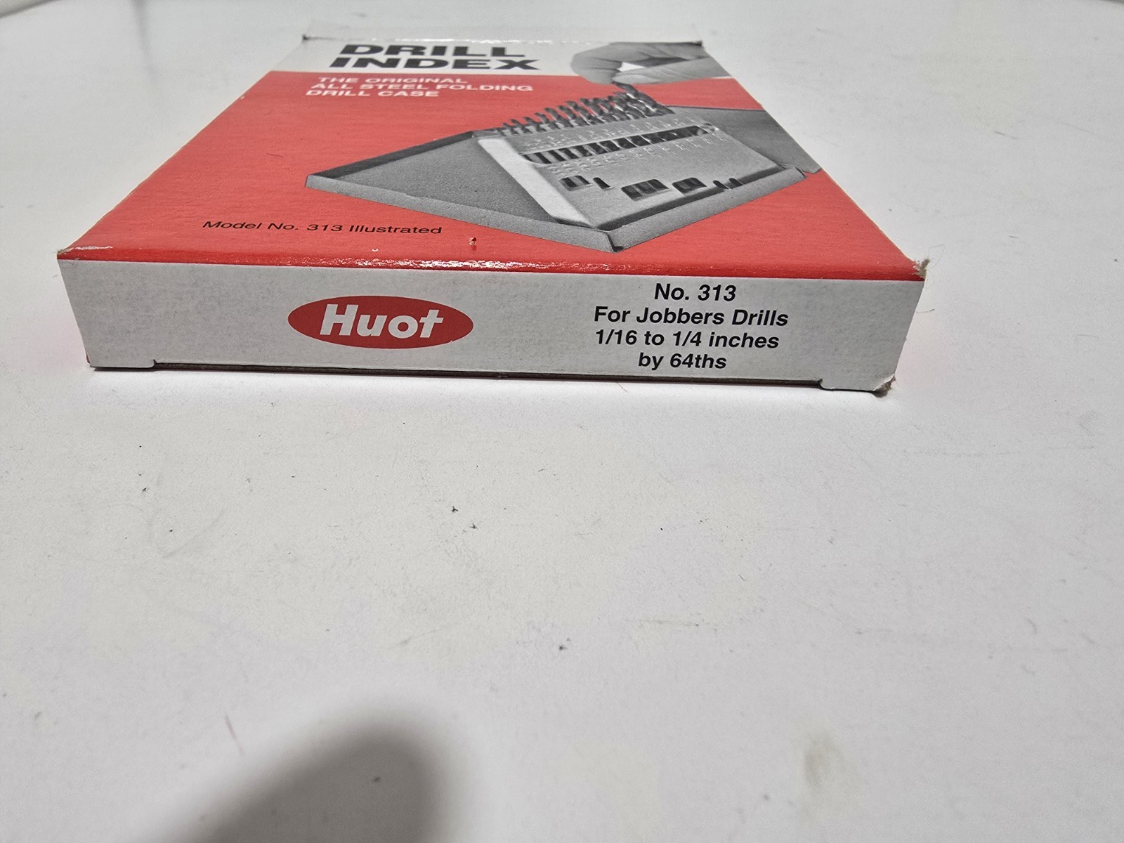 NOS Vintage Huot Drill Index No. 313 New 1/16″ – 1/4″ By 64ths Made In The USA