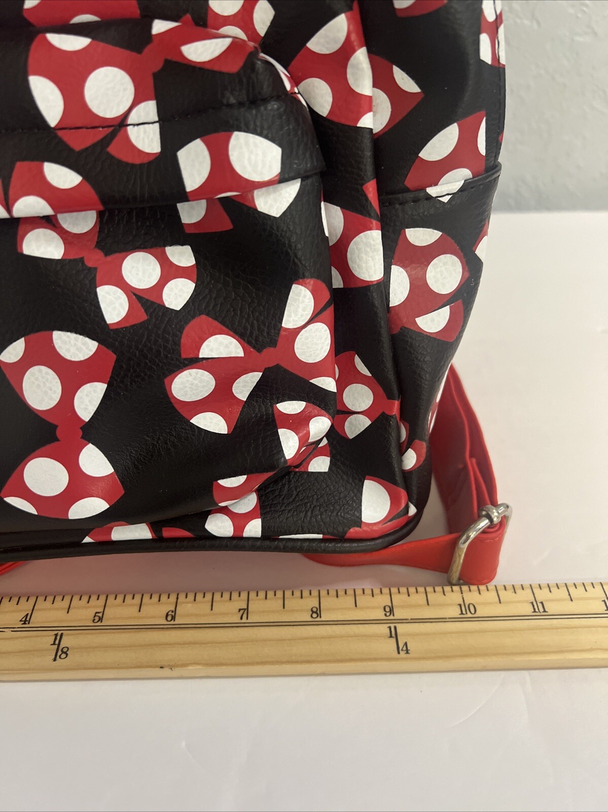 Disney Parks Minnie Mouse BOWS Mini Backpack Polka Dot Bag
