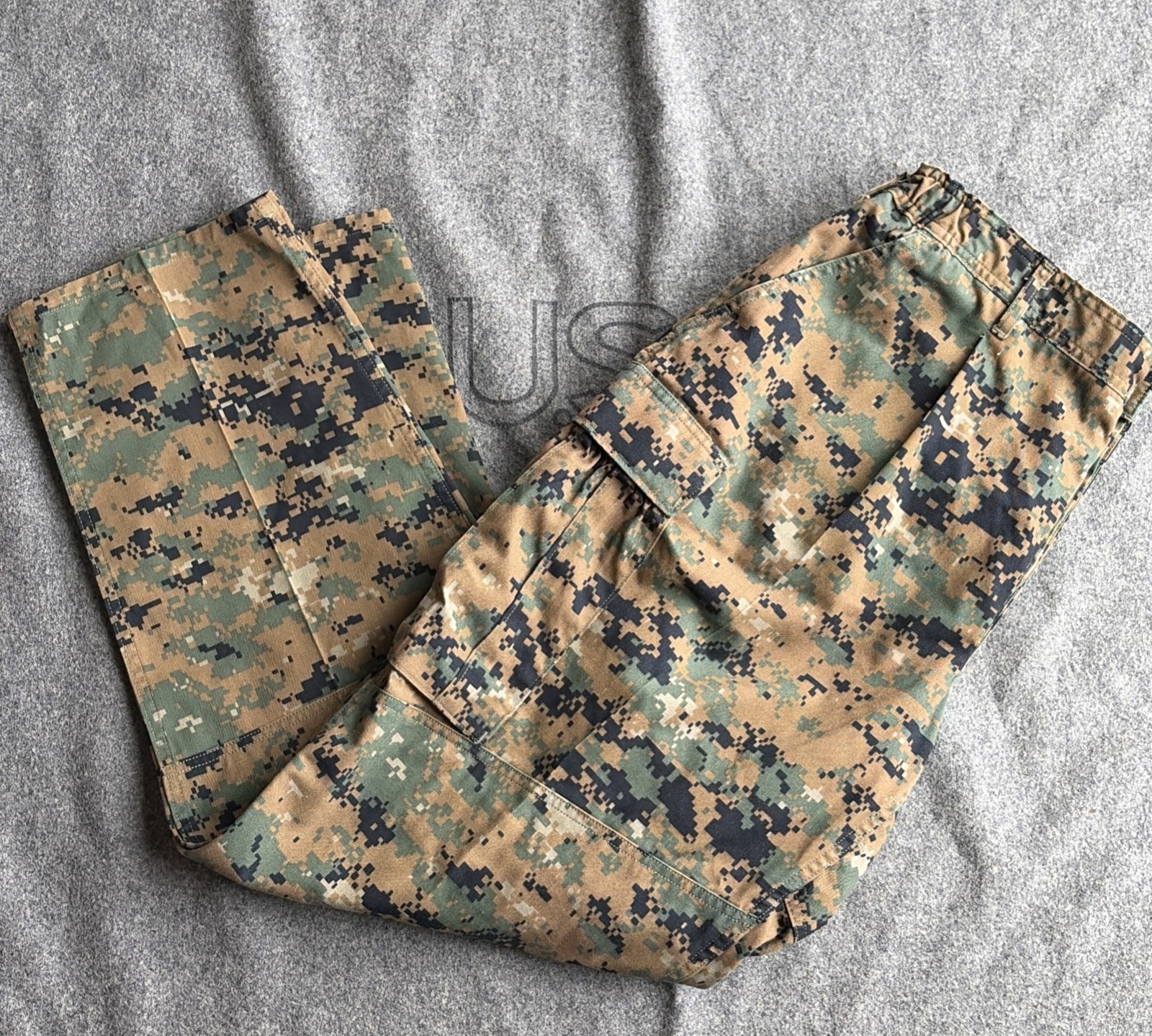 USMC Woodland MARPAT MCCUU Trousers Pants Large Regular Cargo Combat Marine Ruiz