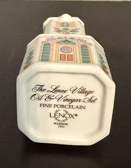 Lenox Spice Village Vinegar Bottle Only Replacement Vintage 1993- RARE HTF
