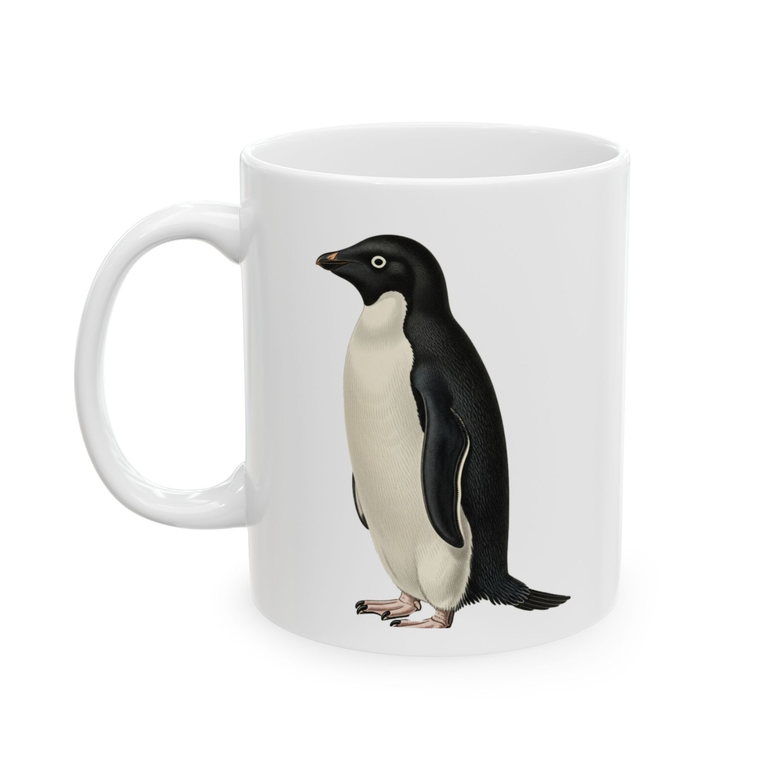 Adelie Penguin Ceramic Mug 11oz, 15oz bird watcher lover coffee tea cup nature